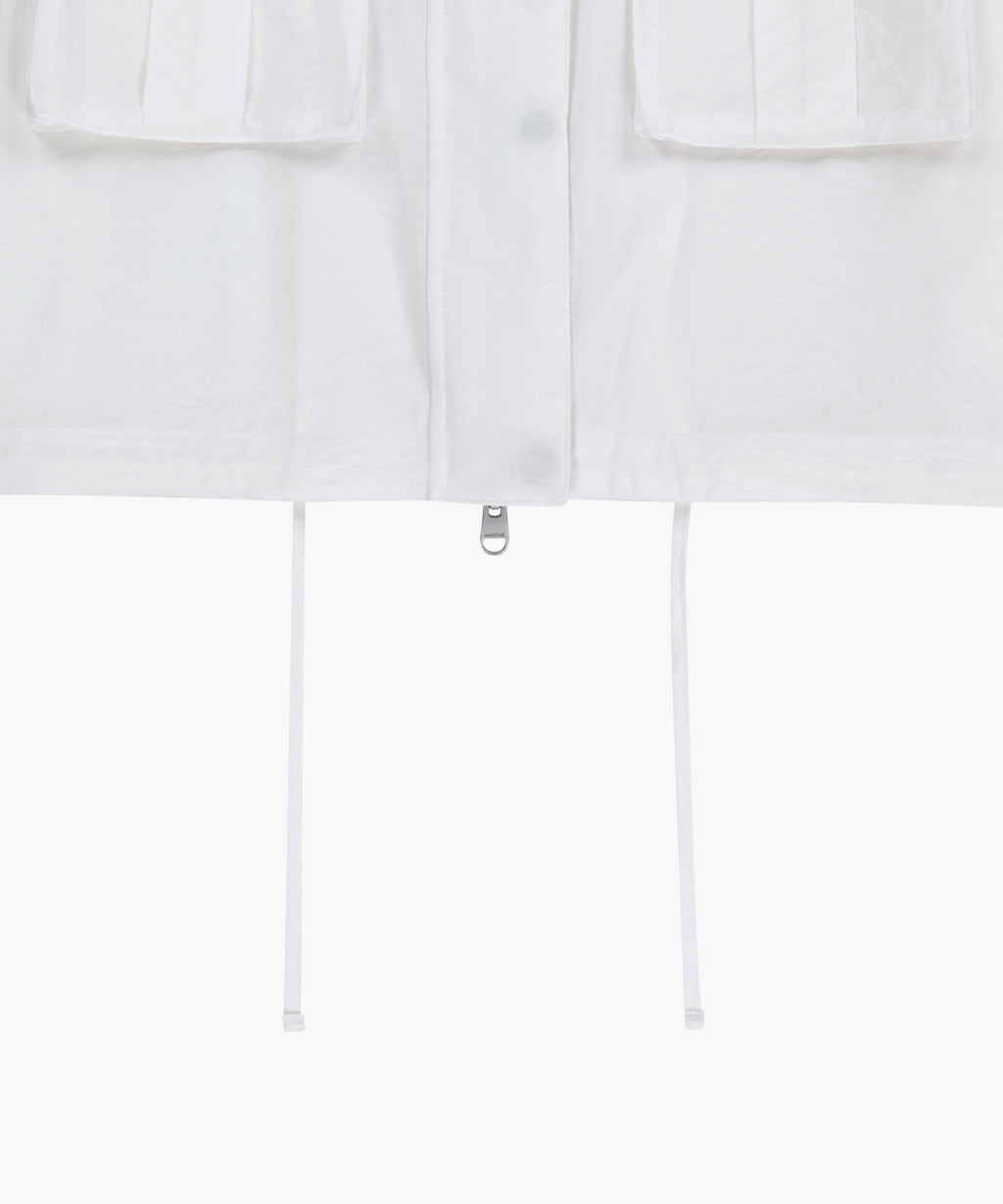 Marithe & Francois Girbaud - Crop Sheer Jacket (White) product image 11 | TRAB K-Fashion Australia