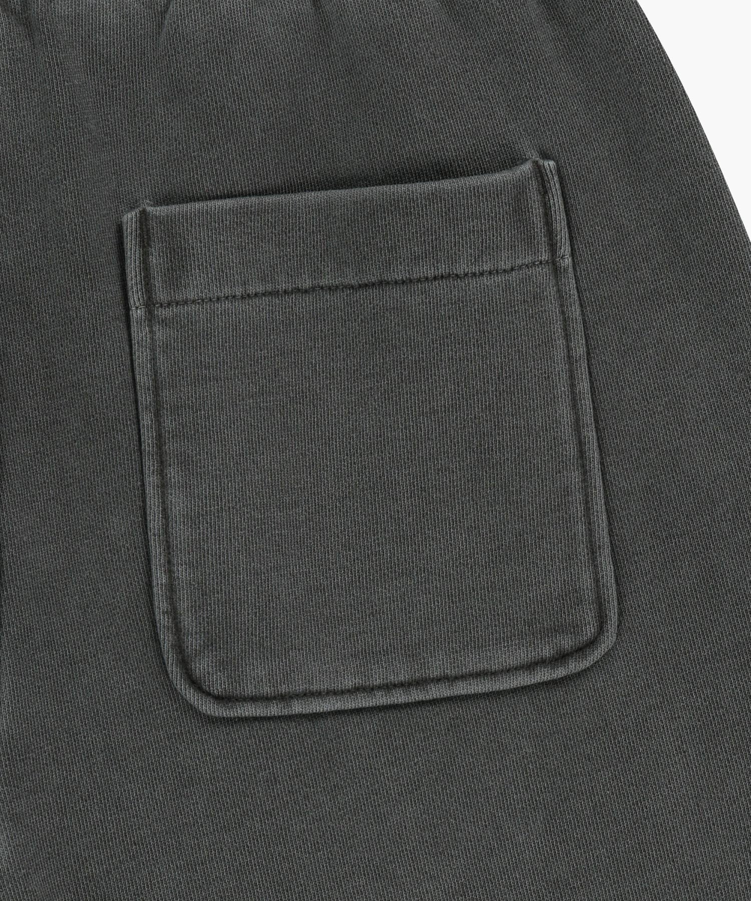 Marithe & Francois Girbaud - Outline Classic Logo Dyeing Bermuda Sweat Shorts (Charcoal) product image 11 | TRAB K-Fashion Australia