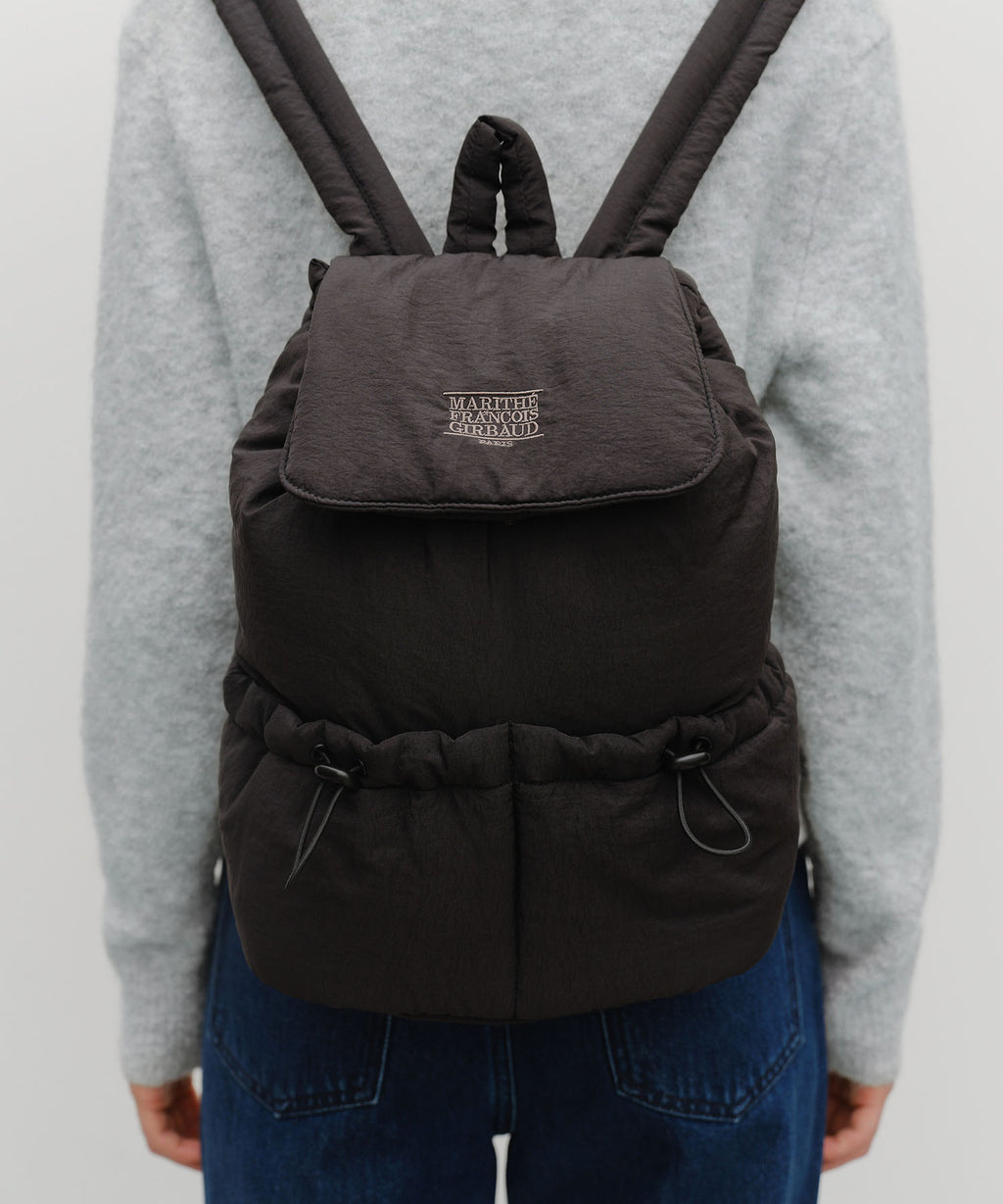 Marithe & Francois Girbaud - Classic Logo Padding Backpack (Black) product image 11 | TRAB K-Fashion Australia