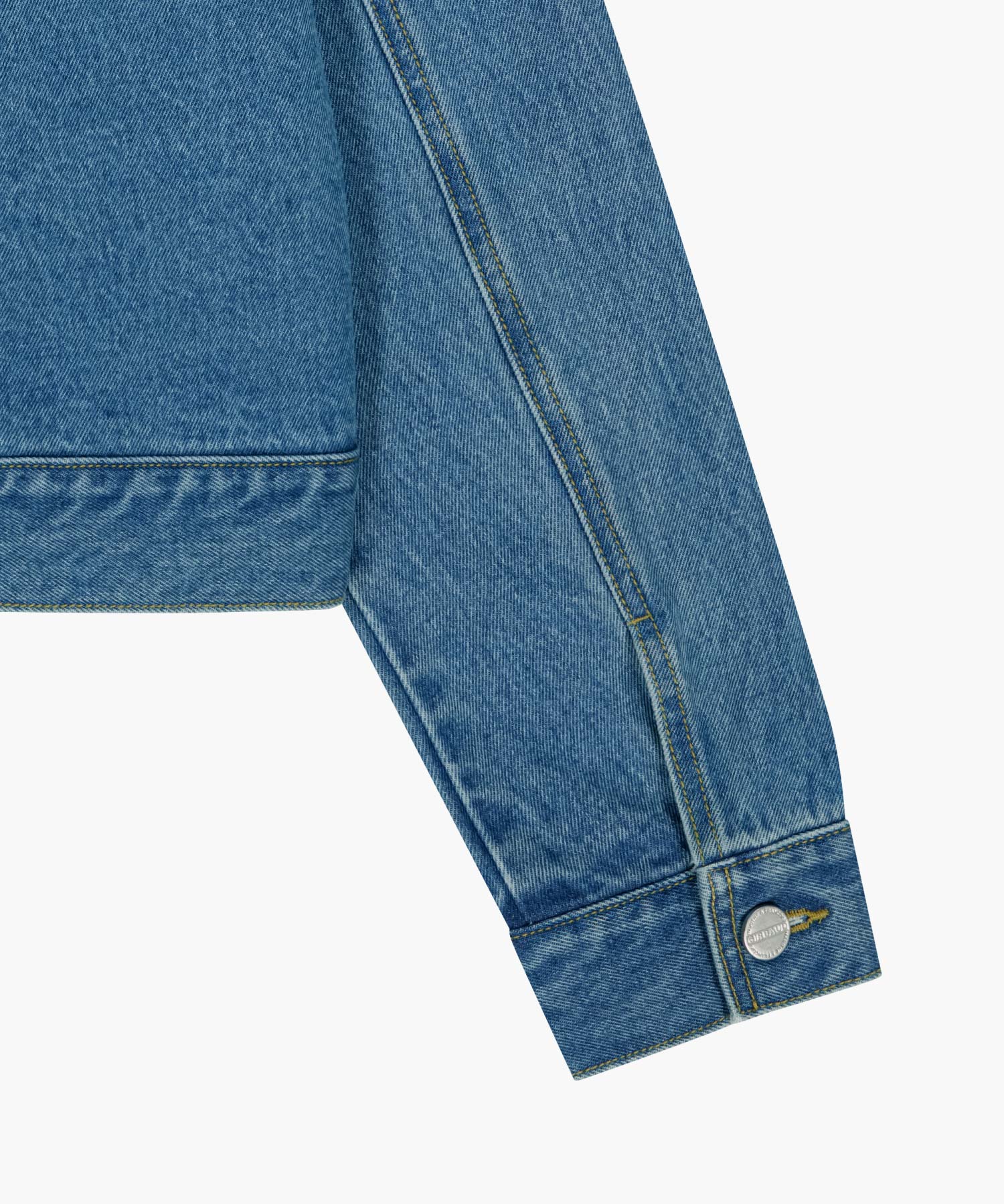 Marithe & Francois Girbaud - Crop Denim Blouson Jacket (Blue) product image 11 | TRAB K-Fashion Australia