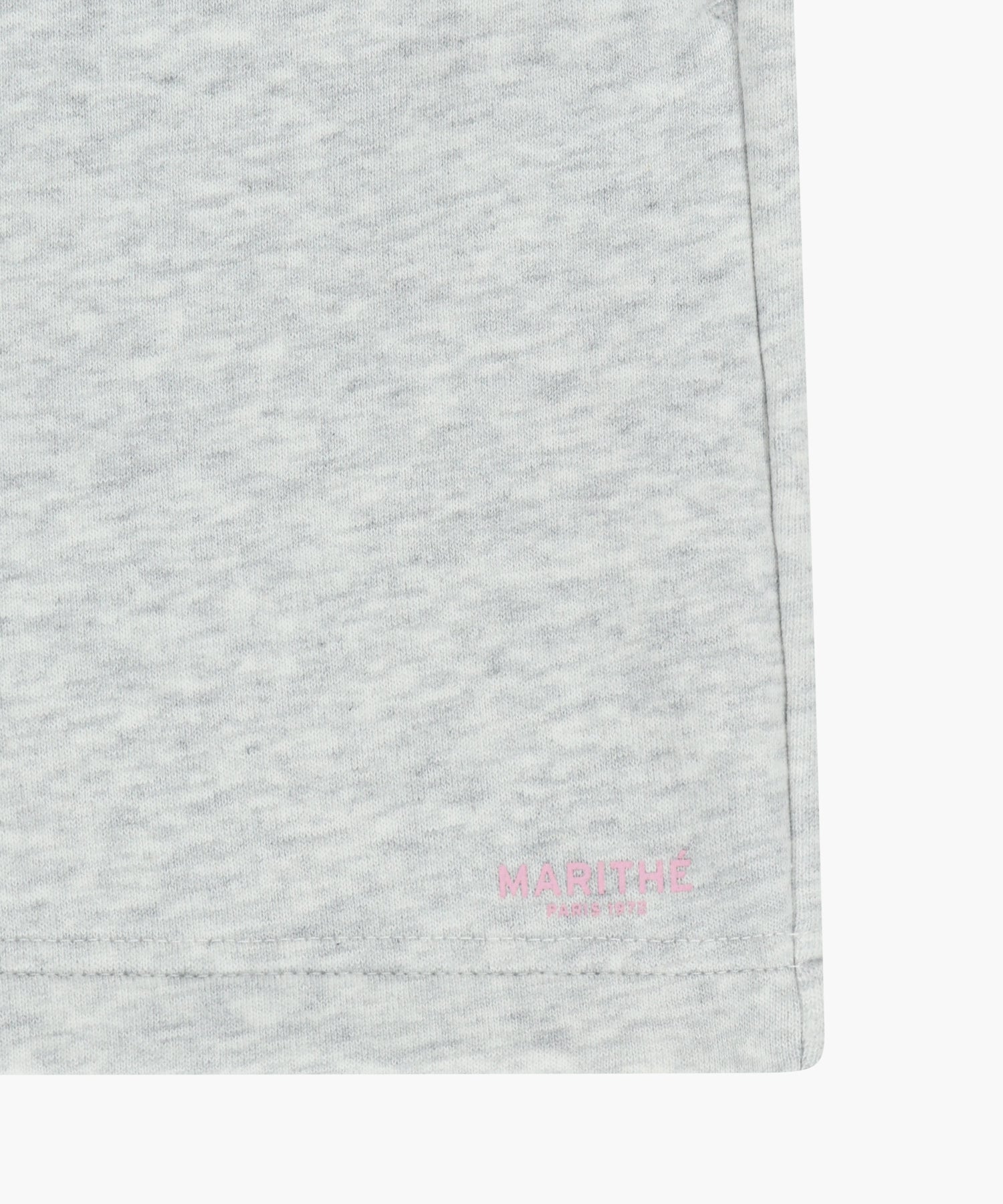 Marithe & Francois Girbaud - Regular Logo Sweat Shorts (Light Heather Gray) product image 11 | TRAB K-Fashion Australia