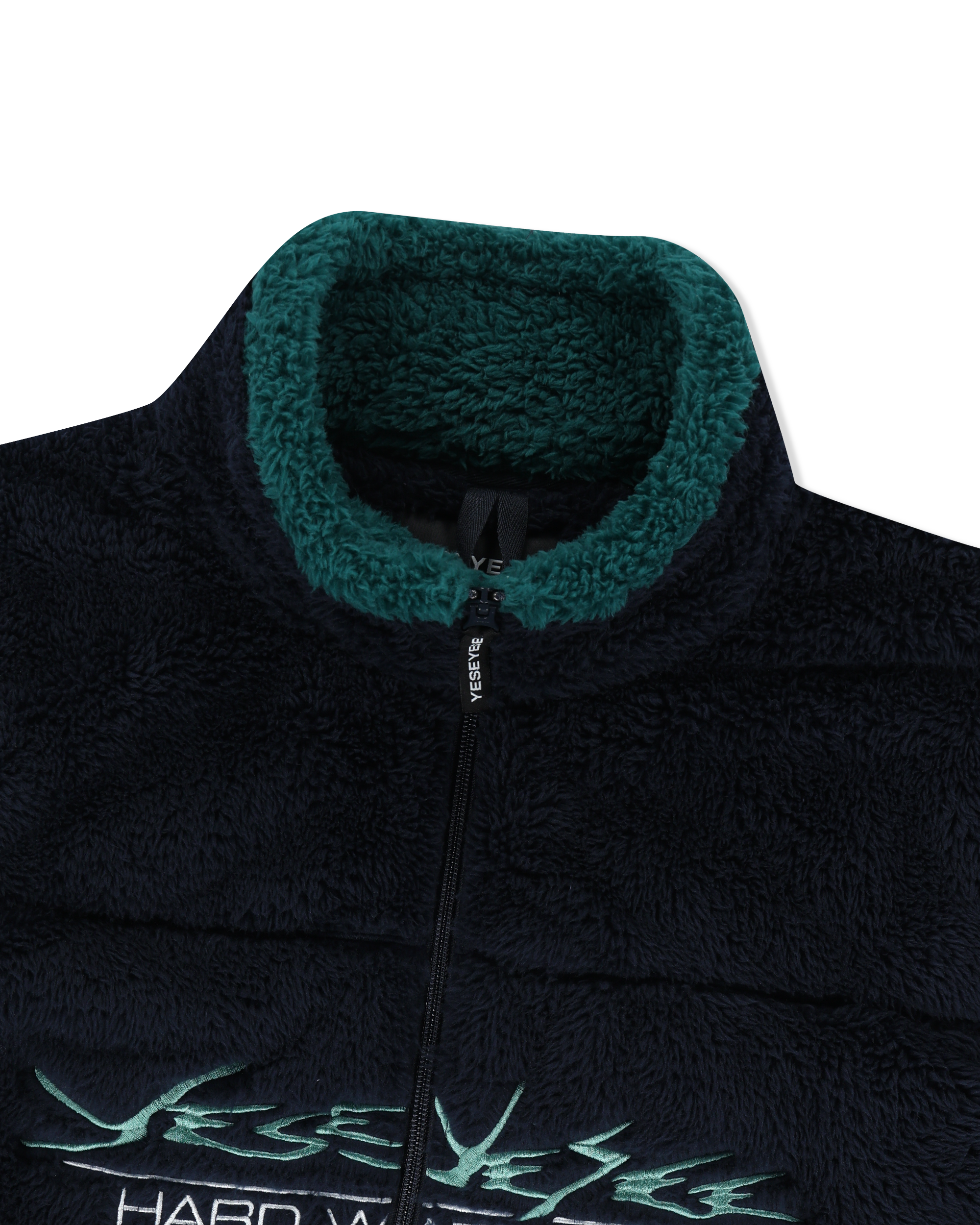 yeseyesee - Y.E.S Full Zip Fleece Vest (Navy) product image 3 | TRAB K-Fashion Australia