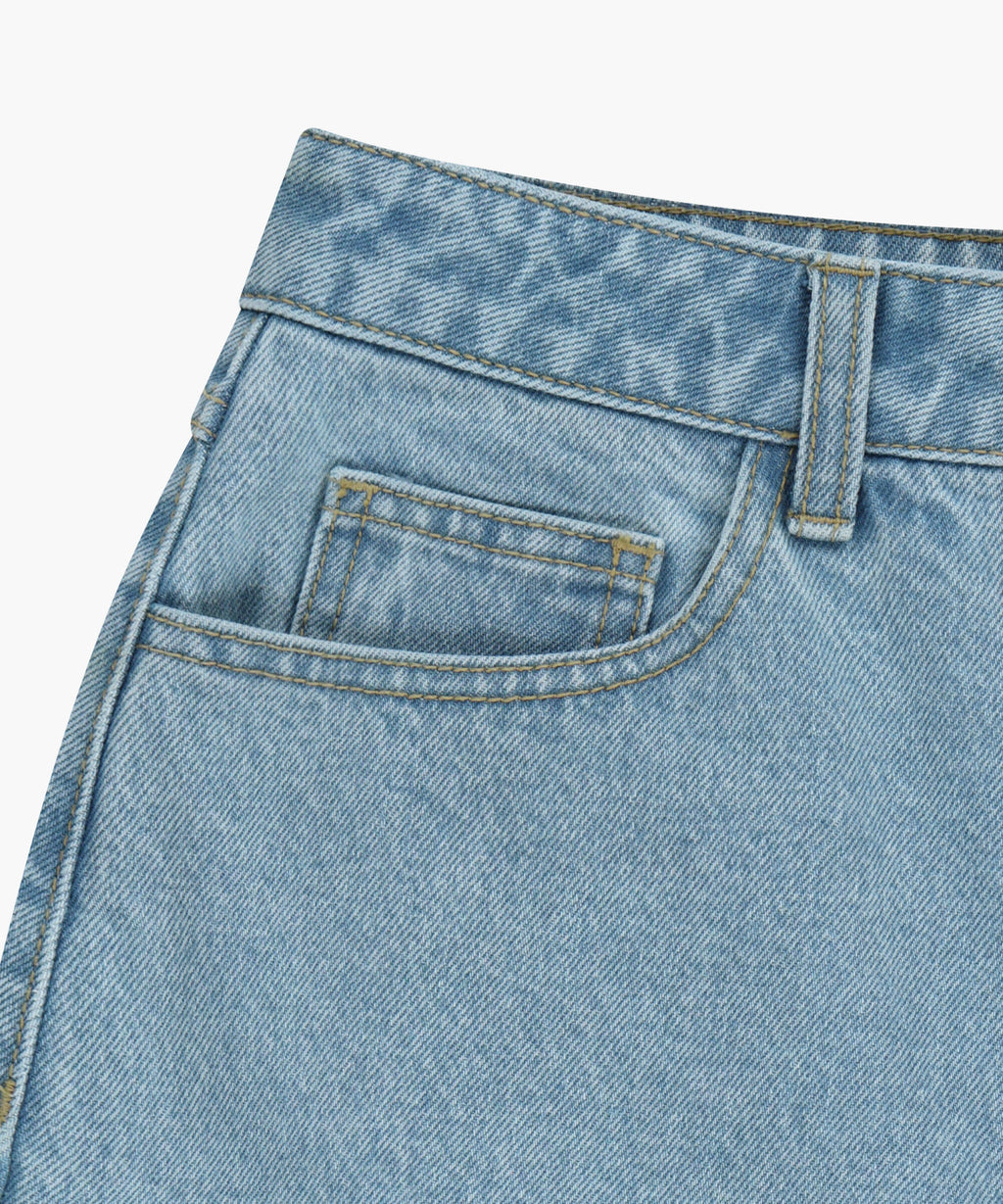 Marithe & Francois Girbaud - Carpenter Denim Shorts (Light Blue) product image 11 | TRAB K-Fashion Australia