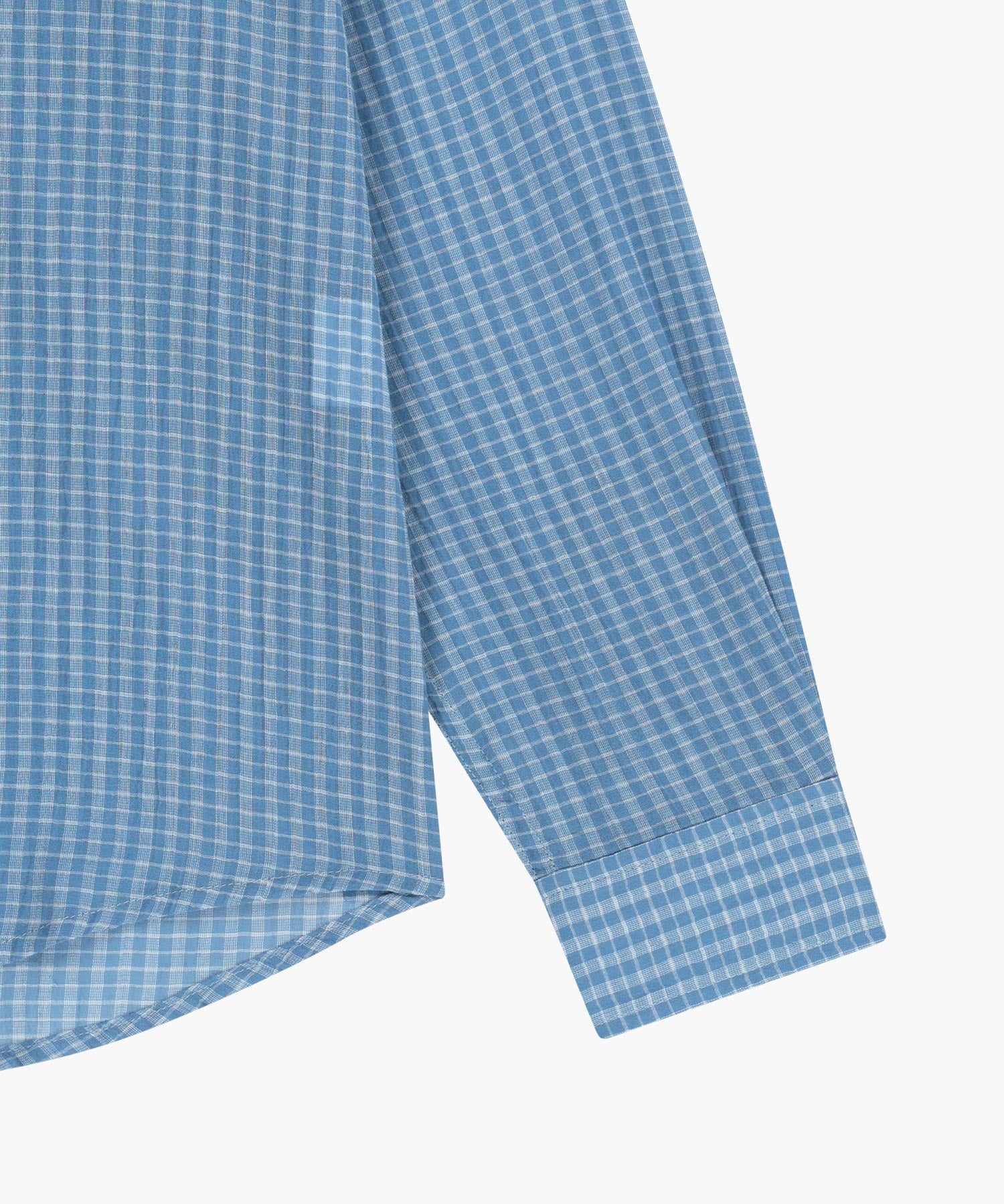 Marithe & Francois Girbaud - Pattern Sheer Shirt (Blue) product image 11 | TRAB K-Fashion Australia