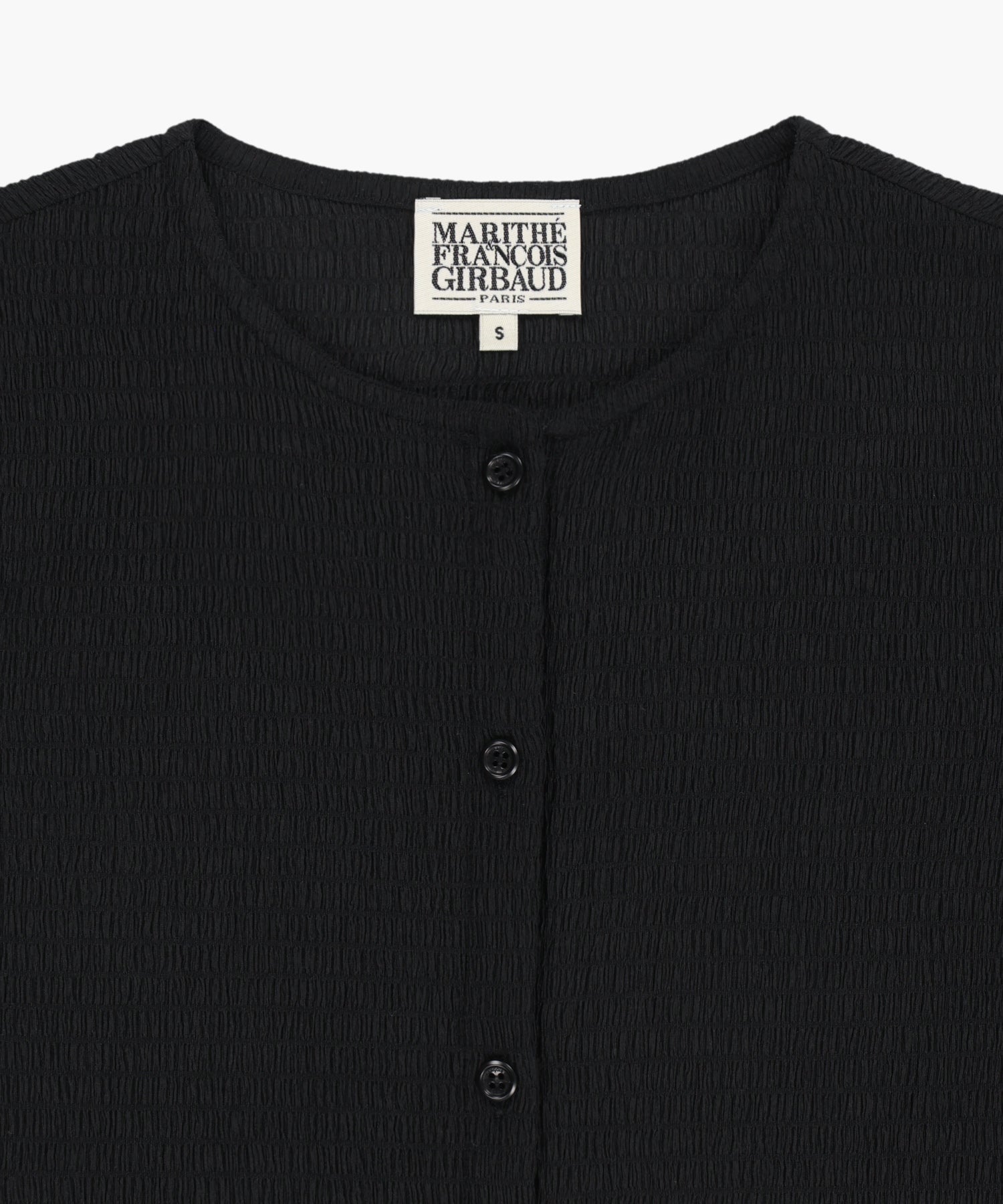 Marithe & Francois Girbaud - Crinkle Sleeveless + Cardigan Set (Black) product image 11 | TRAB K-Fashion Australia