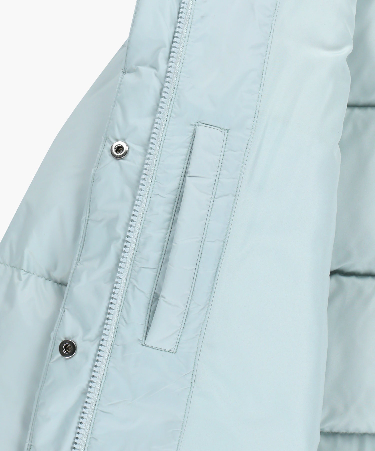 Marithe & Francois Girbaud - Basic Crop Down Jacket (Mint Gray) product image 11 | TRAB K-Fashion Australia