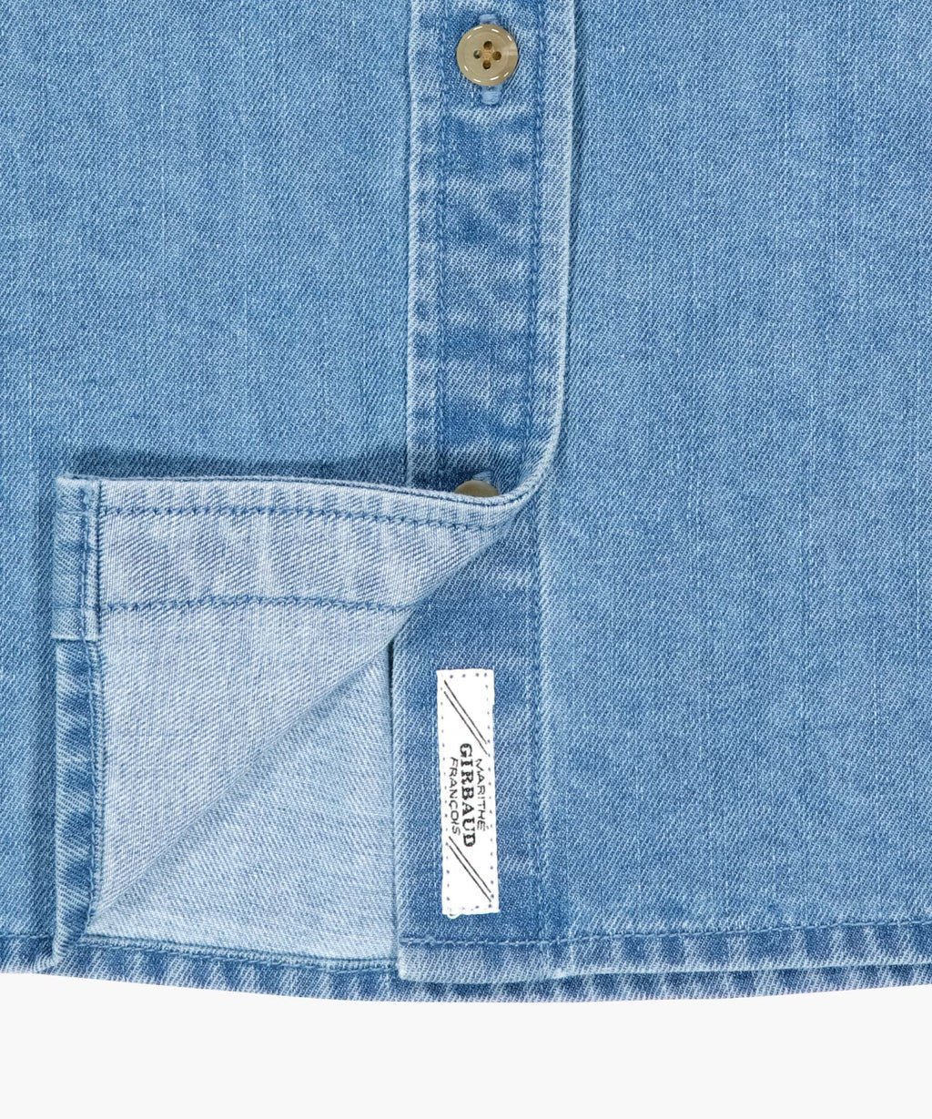 Marithe & Francois Girbaud - Crop Denim Shirt (Light Blue) product image 11 | TRAB K-Fashion Australia