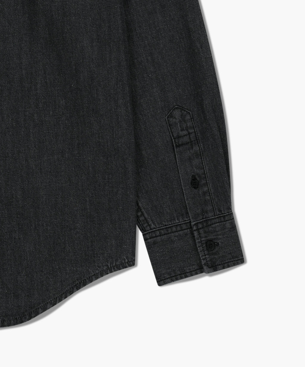 Marithe & Francois Girbaud - Logo Denim Shirt (Black) product image 11 | TRAB K-Fashion Australia