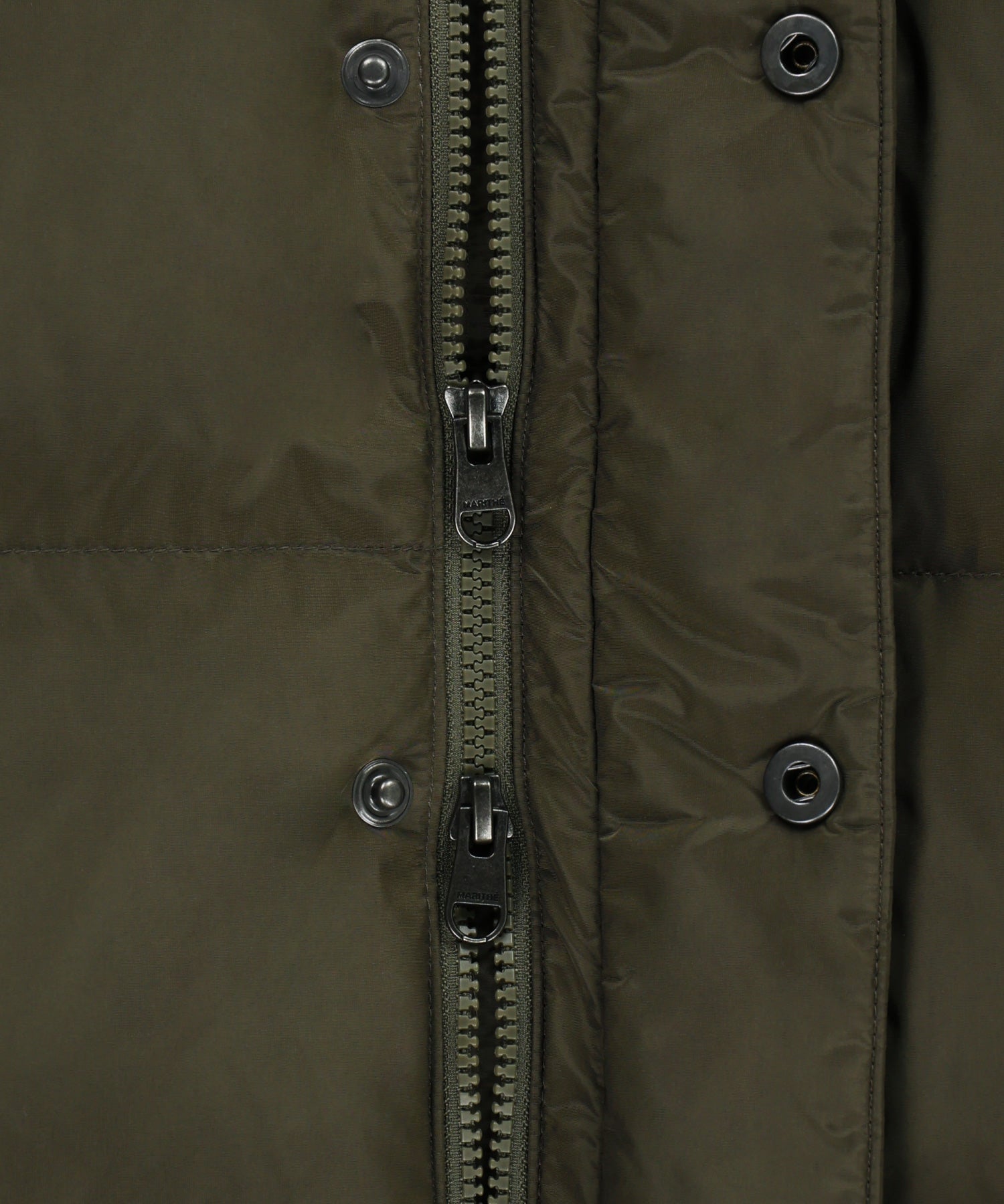 Marithe & Francois Girbaud - Classic Logo Down Jacket (Khaki) product image 15 | TRAB K-Fashion Australia