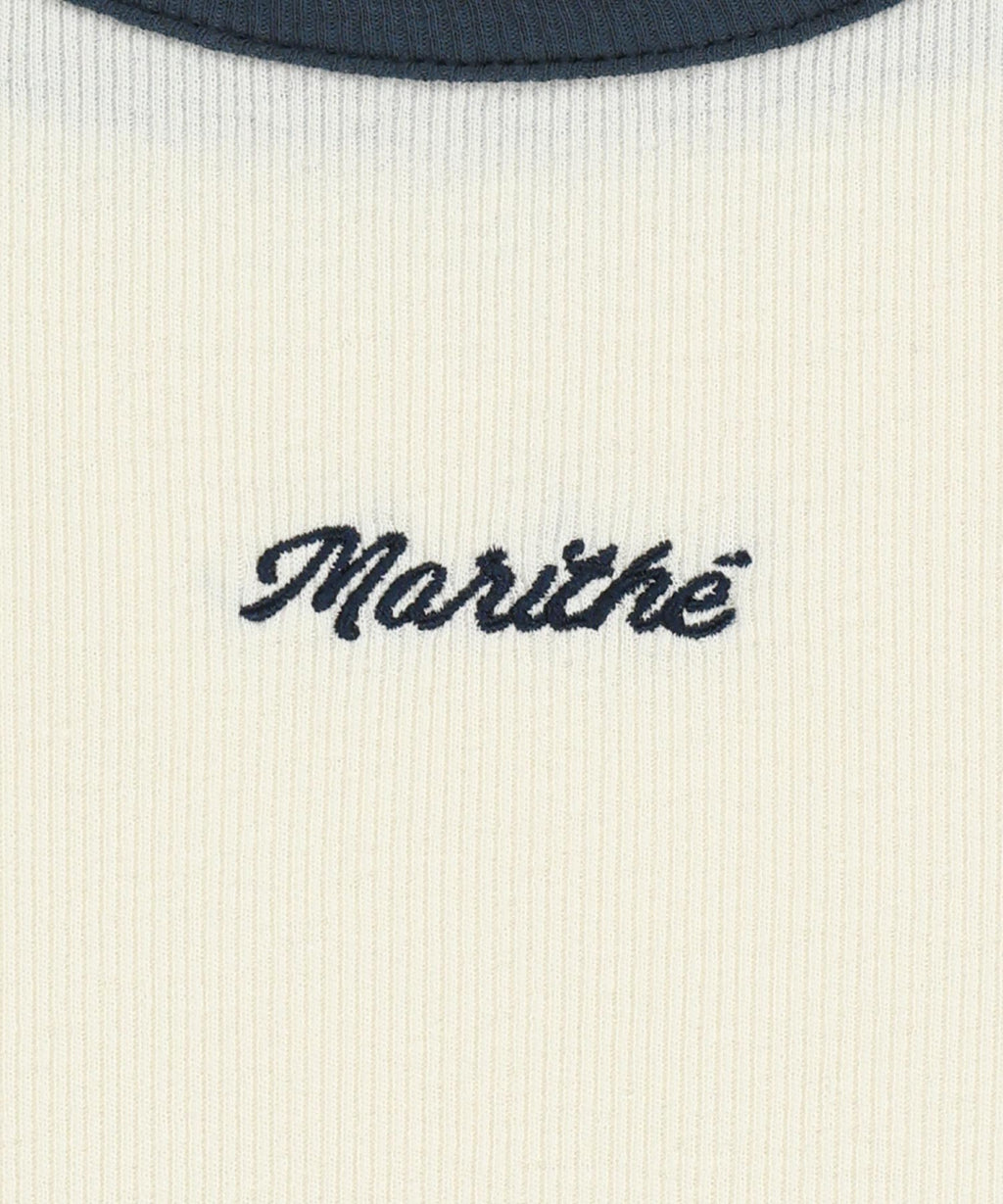 Marithe & Francois Girbaud - Sleeveless Layered Long Sleeve Tee (Ivory) product image 11 | TRAB K-Fashion Australia