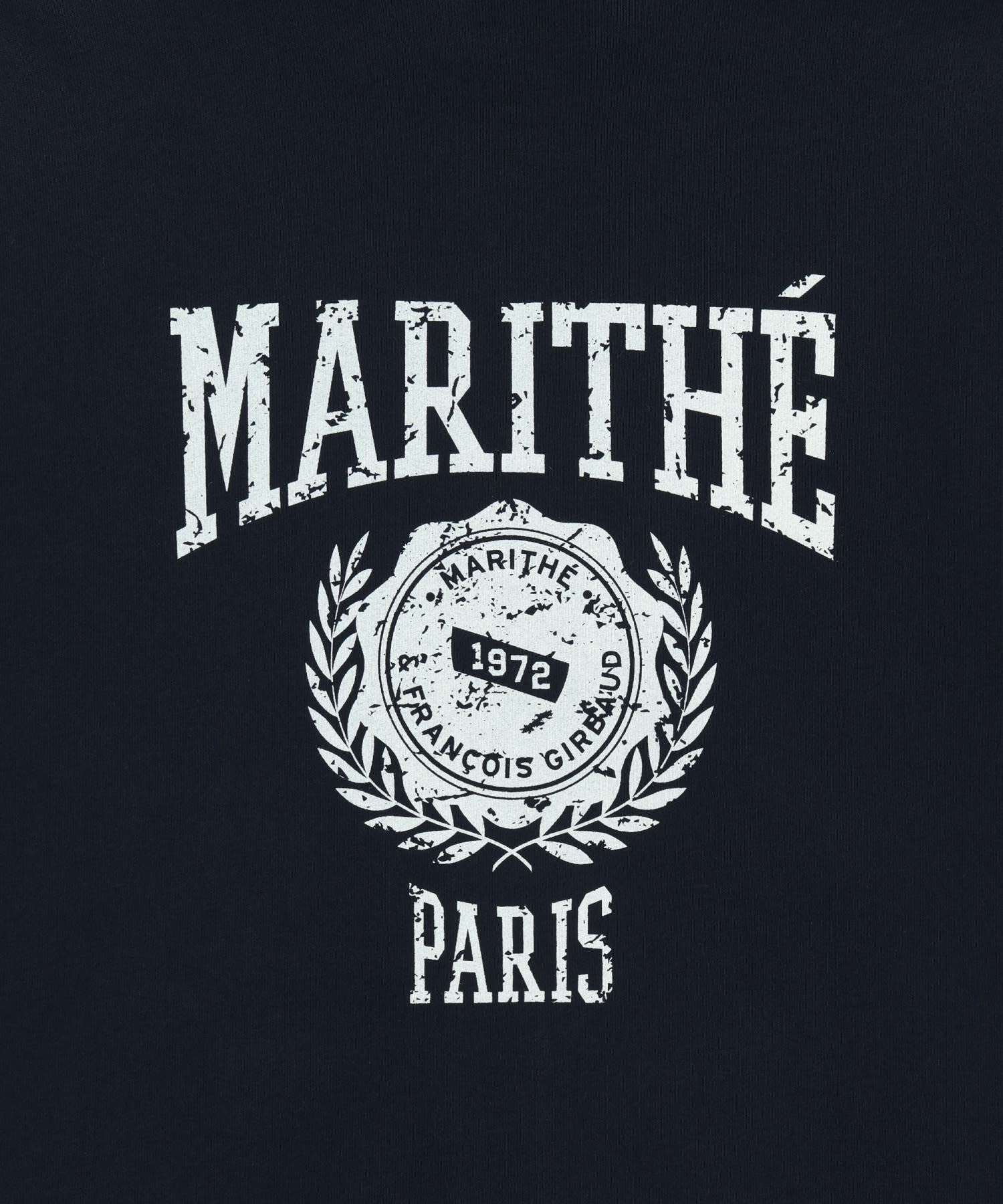 Marithe & Francois Girbaud - Big College Logo Graphic Hoodie Zipup (Navy) product image 11 | TRAB K-Fashion Australia