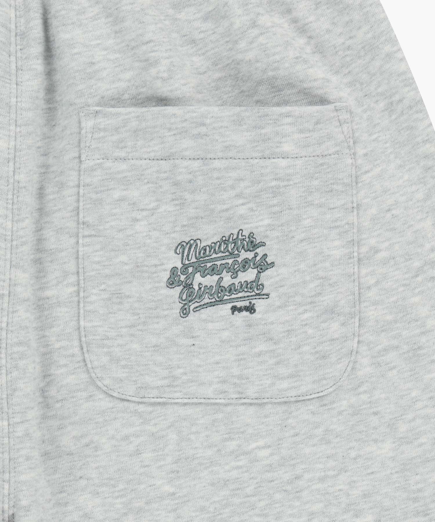 Marithe & Francois Girbaud - Stitch Wide Sweat Pants (Light Heather Gray) product image 11 | TRAB K-Fashion Australia