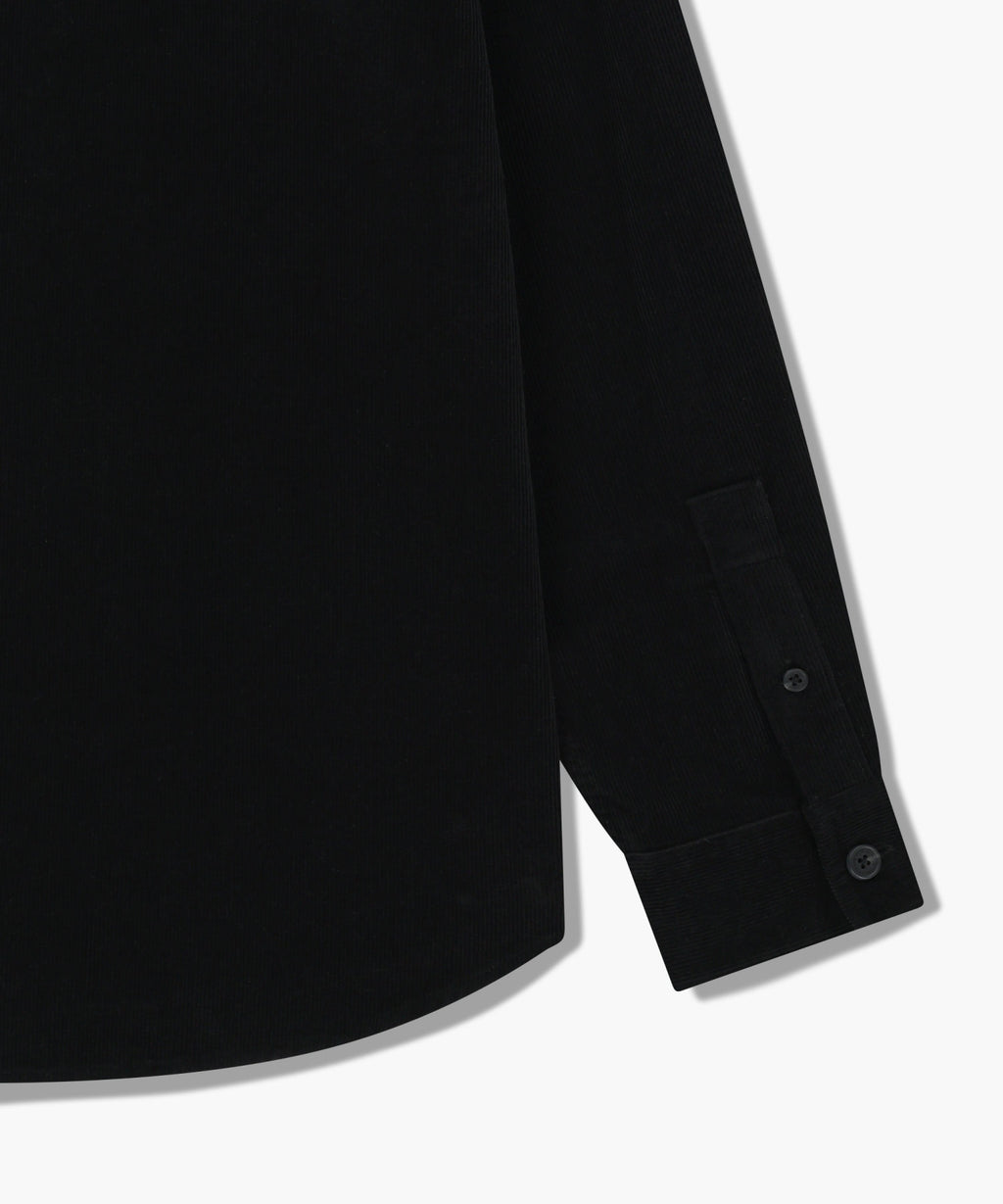 Marithe & Francois Girbaud - Classic Corduroy Shirt (Black) product image 11 | TRAB K-Fashion Australia