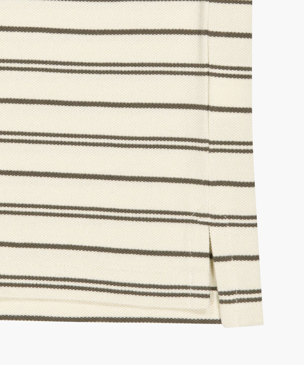 Marithe & Francois Girbaud - Stripe Pique Long Sleeve Tee (Ivory) product image 11 | TRAB K-Fashion Australia