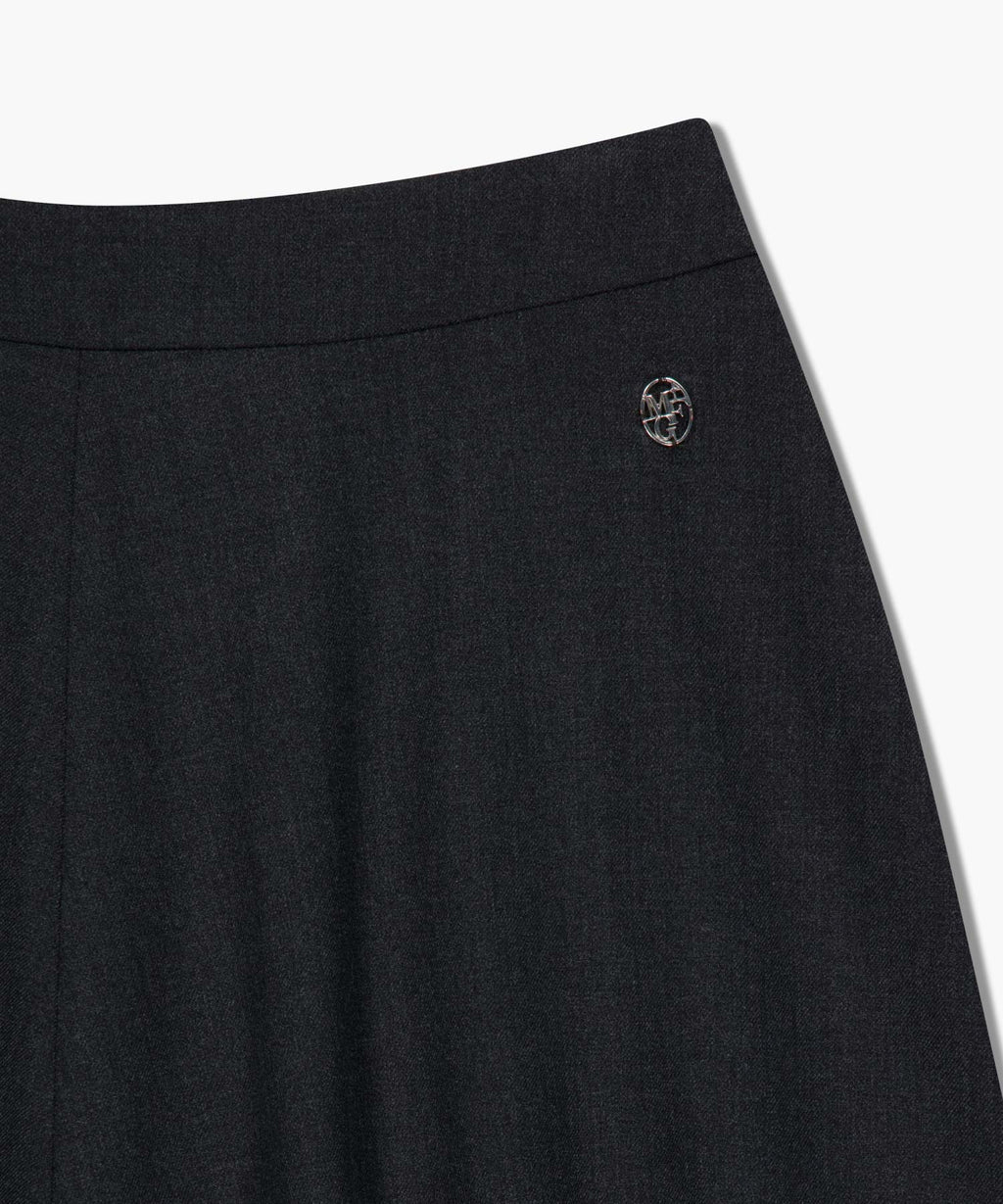 Marithe & Francois Girbaud - Long Flare Skirt (Charcoal) product image 11 | TRAB K-Fashion Australia