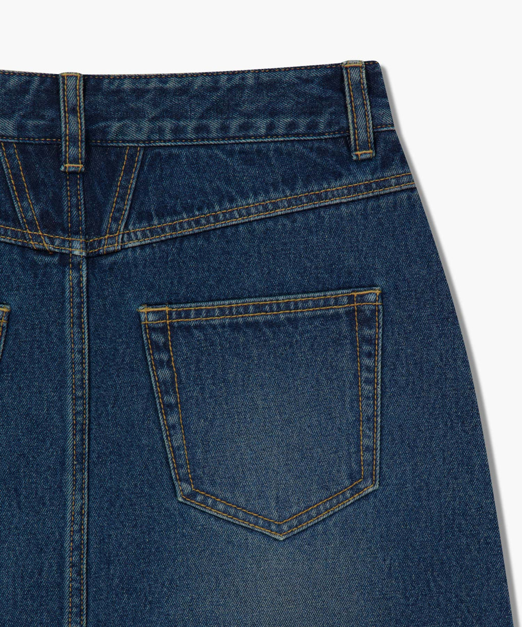 Marithe & Francois Girbaud - Denim Mini Skirt (Dark Blue) product image 11 | TRAB K-Fashion Australia