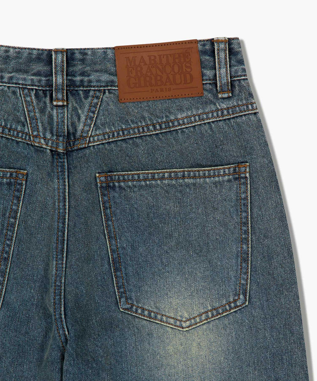 Marithe & Francois Girbaud - Vintage Washed Denim Pants (Blue) product image 14 | TRAB K-Fashion Australia