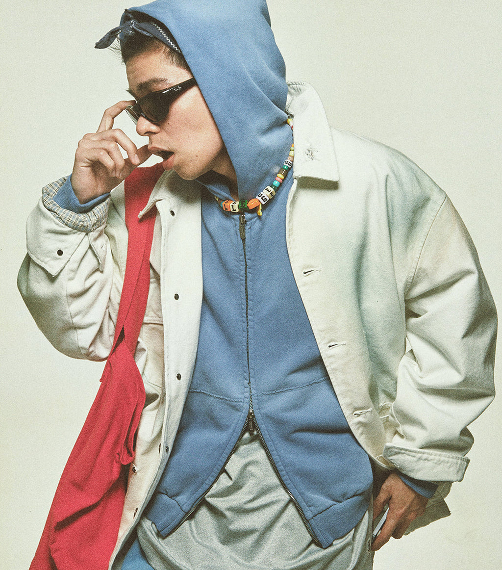Llege - Damaged Work Jacket (Cement White) product image 6 | TRAB K-Fashion Australia
