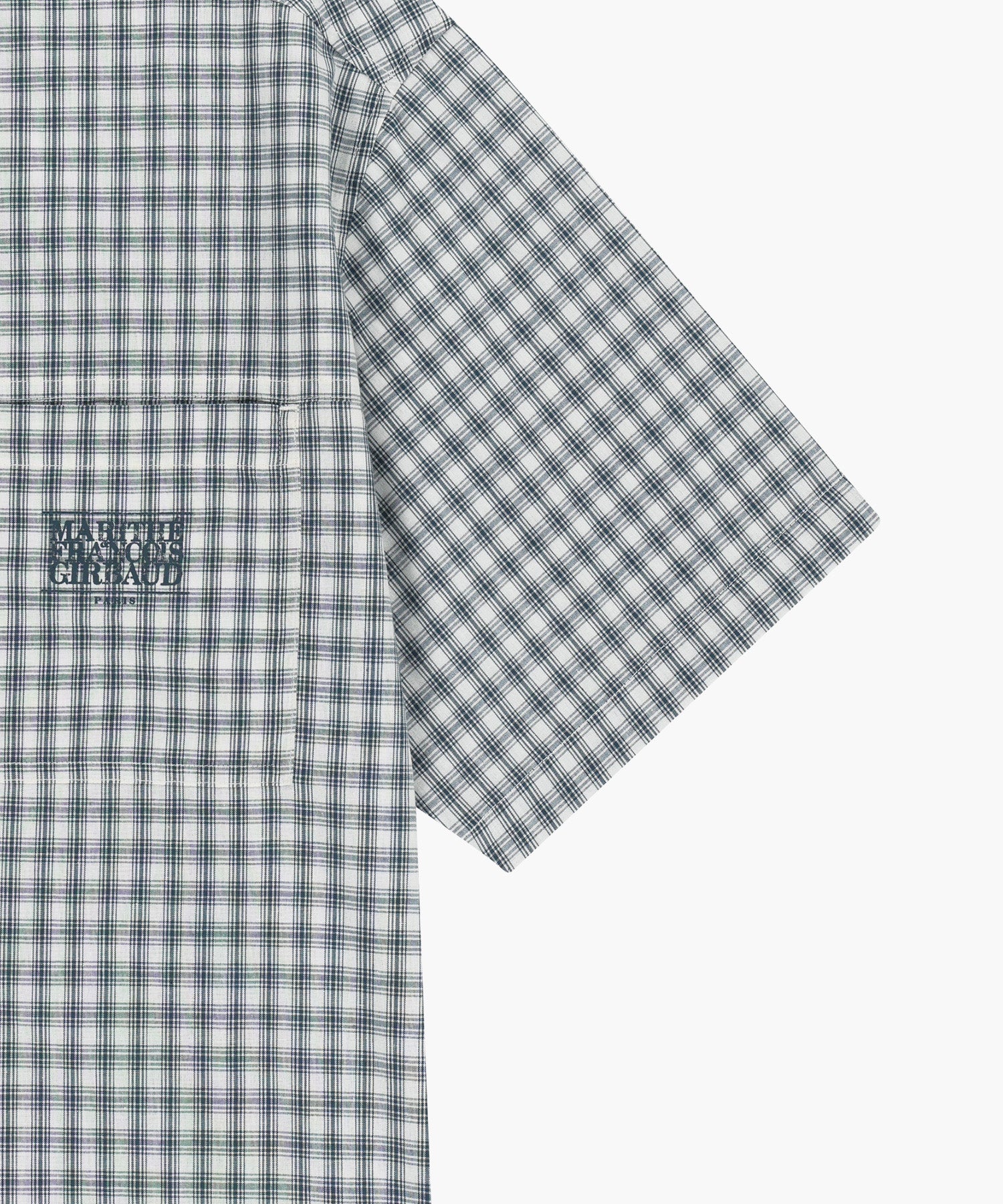 Marithe & Francois Girbaud - Check Half Sleeve Shirt (Ivory) product image 11 | TRAB K-Fashion Australia