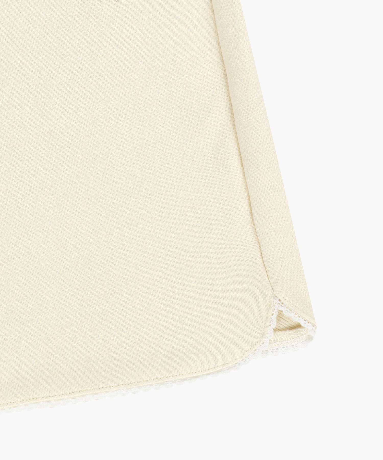 Marithe & Francois Girbaud - Lace Detail Sweat Shorts (Ivory) product image 11 | TRAB K-Fashion Australia