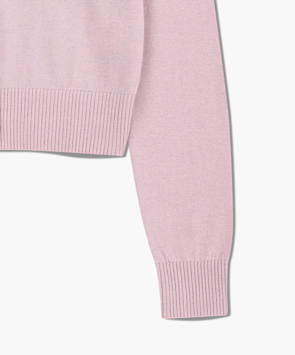 Marithe & Francois Girbaud - Half Knit Round Neck Cardigan Set Up (Pink) product image 11 | TRAB K-Fashion Australia