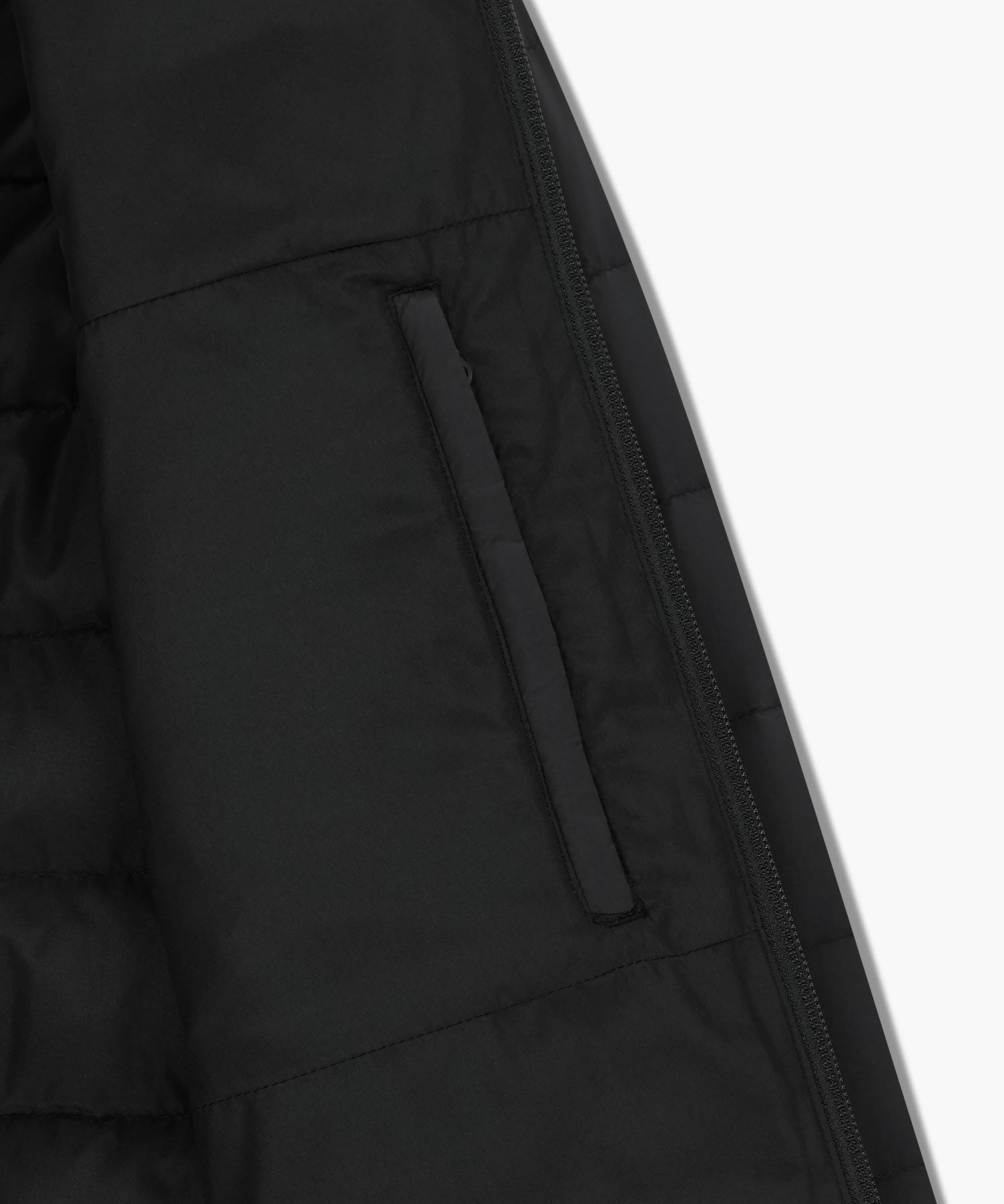 Marithe & Francois Girbaud - Classic Logo Hooded Light Down Jacket (Black) product image 11 | TRAB K-Fashion Australia