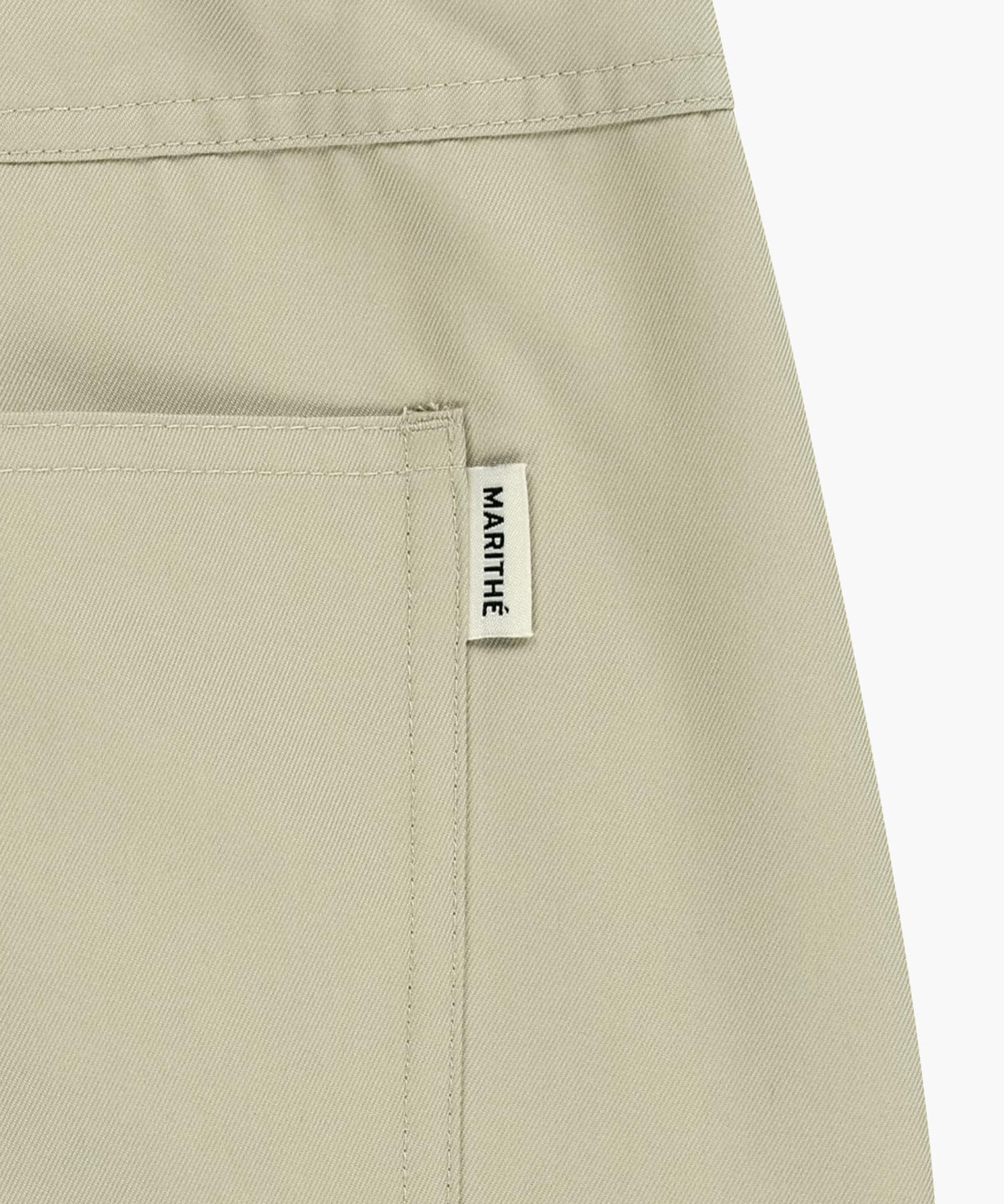Marithe & Francois Girbaud - Curved Chino Pants (Beige) product image 11 | TRAB K-Fashion Australia