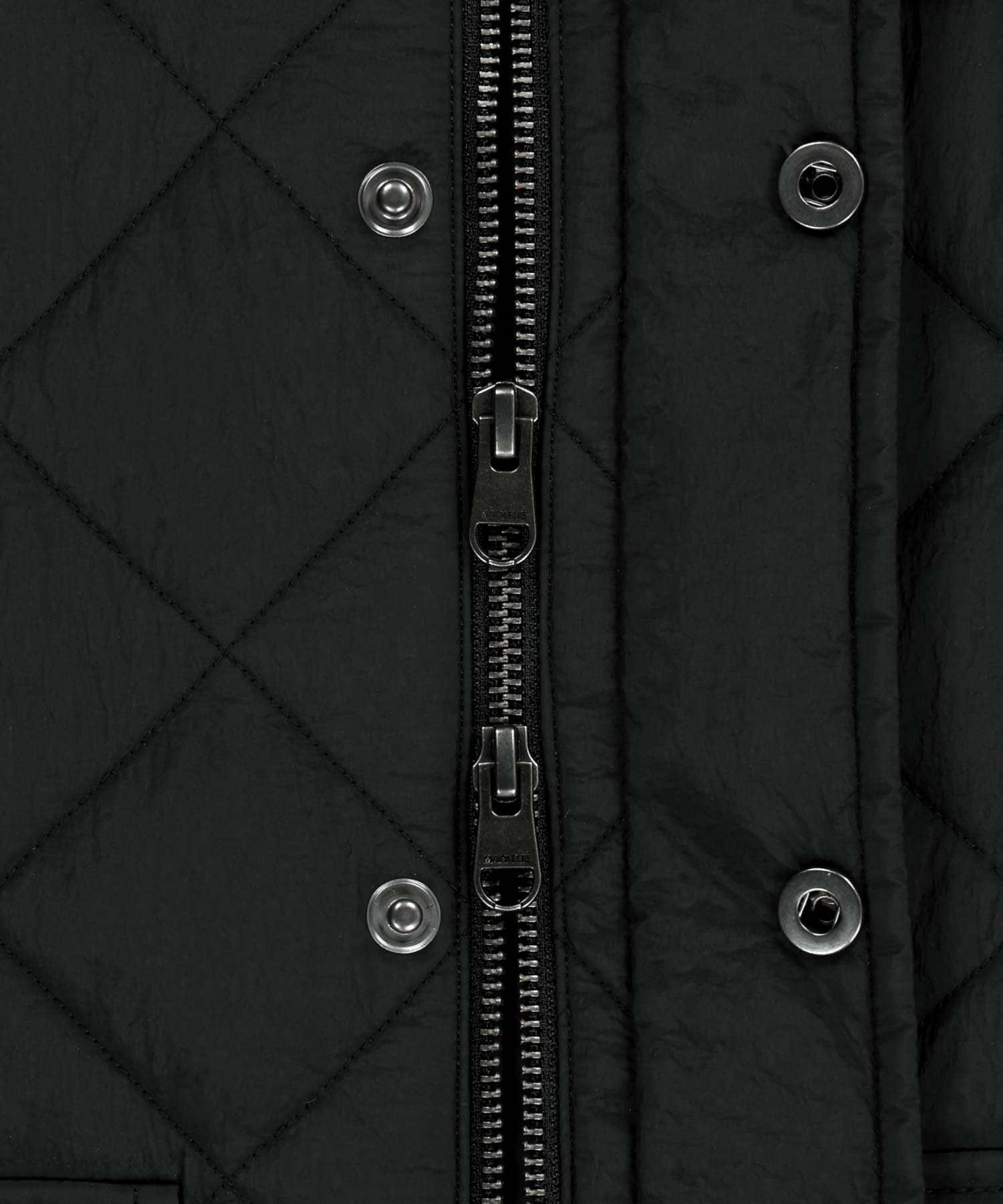 Marithe & Francois Girbaud - Corduroy Collar Quilted Jacket (Black) product image 11 | TRAB K-Fashion Australia