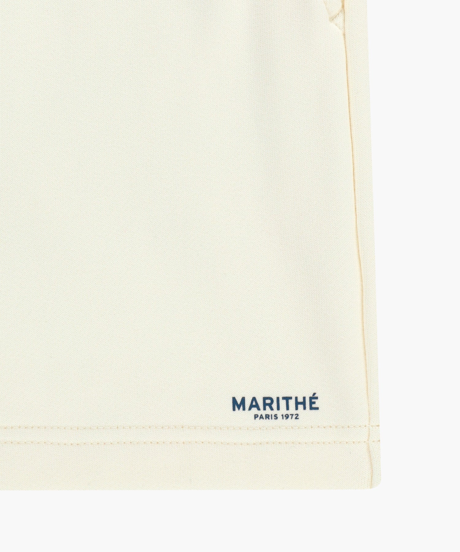 Marithe & Francois Girbaud - Regular Logo Sweat Shorts (Ivory) product image 11 | TRAB K-Fashion Australia