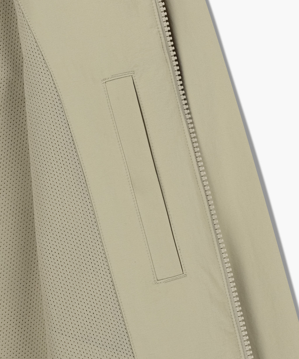 Marithe & Francois Girbaud - Marithe Sport Nylon Track Zip-up Jacket (Beige) product image 11 | TRAB K-Fashion Australia