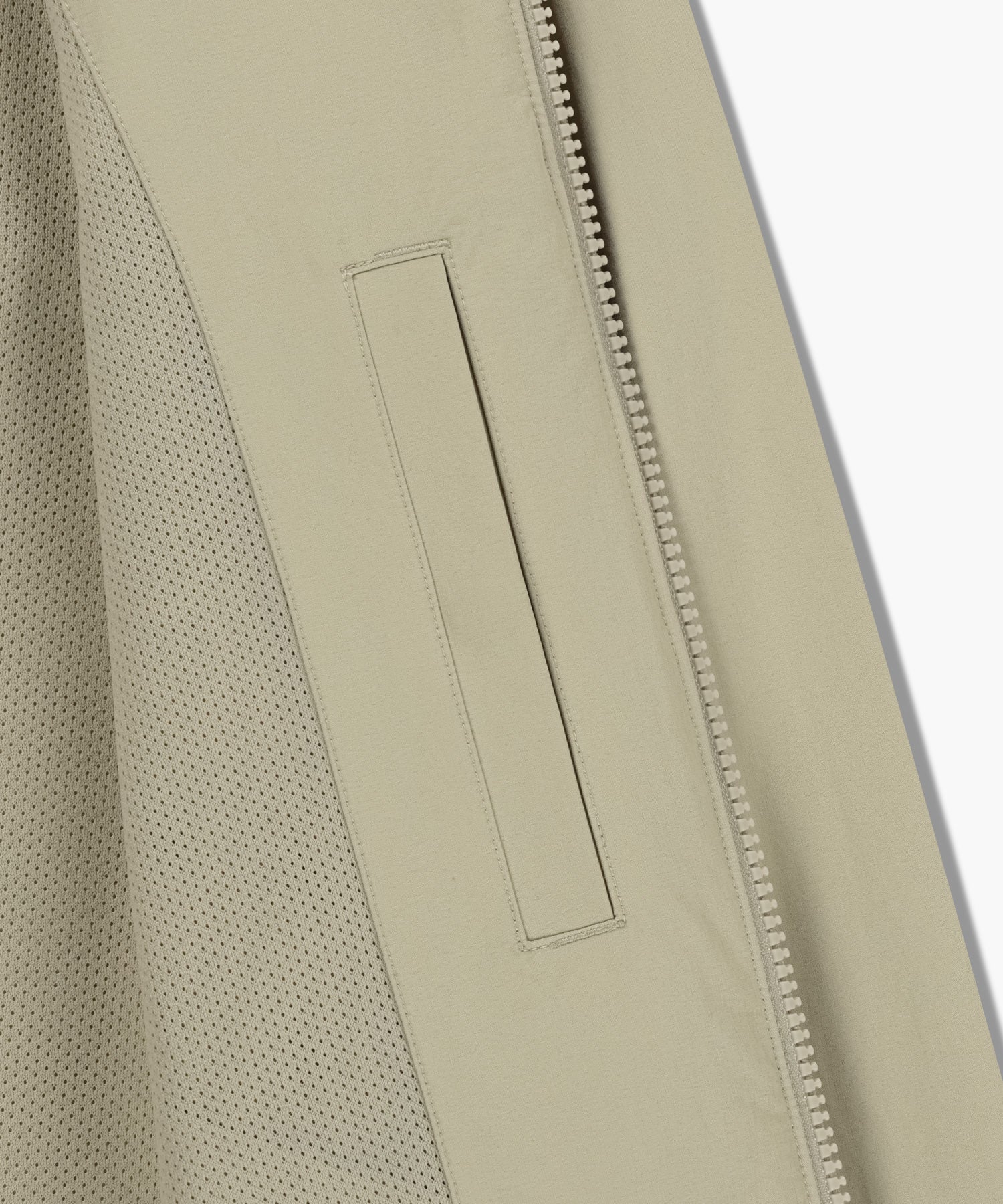 Marithe & Francois Girbaud - Marithe Sport Nylon Track Zip-up Jacket (Beige) product image 11 | TRAB K-Fashion Australia