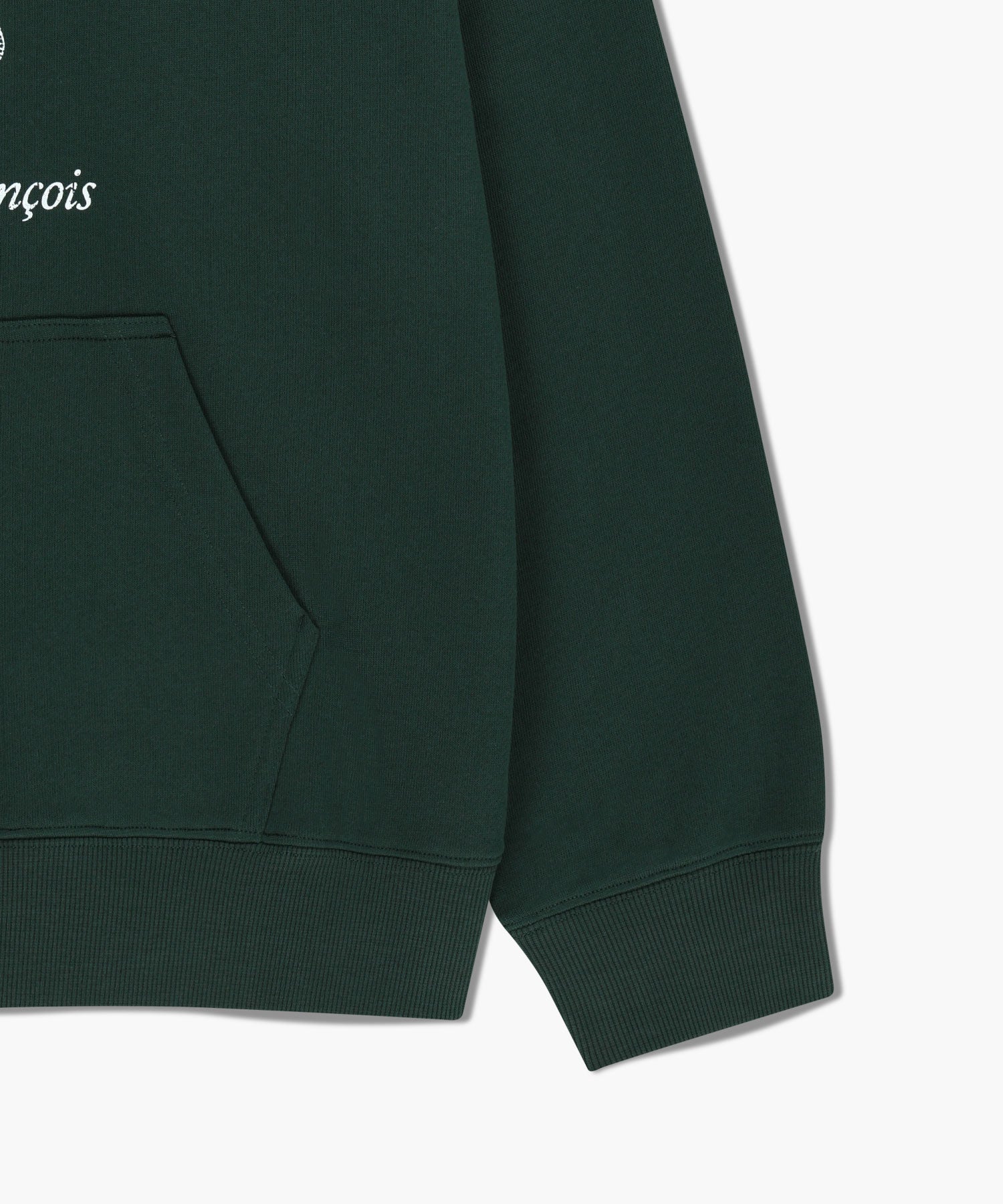 Marithe & Francois Girbaud - Crest Crack Logo Oversized Hoodie (Dark Green) product image 11 | TRAB K-Fashion Australia
