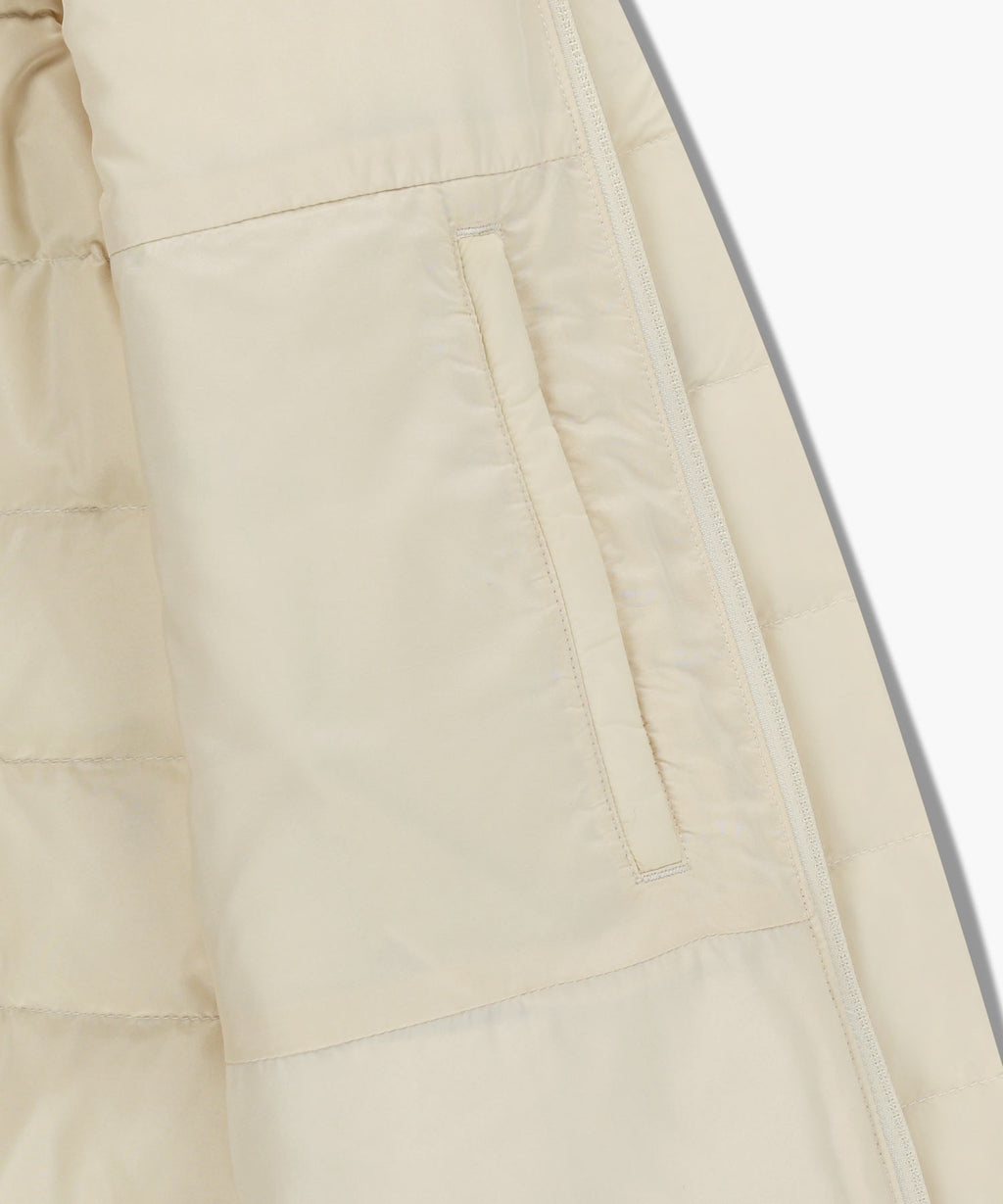 Marithe & Francois Girbaud - Classic Logo Hooded Light Down Jacket (Ivory) product image 11 | TRAB K-Fashion Australia