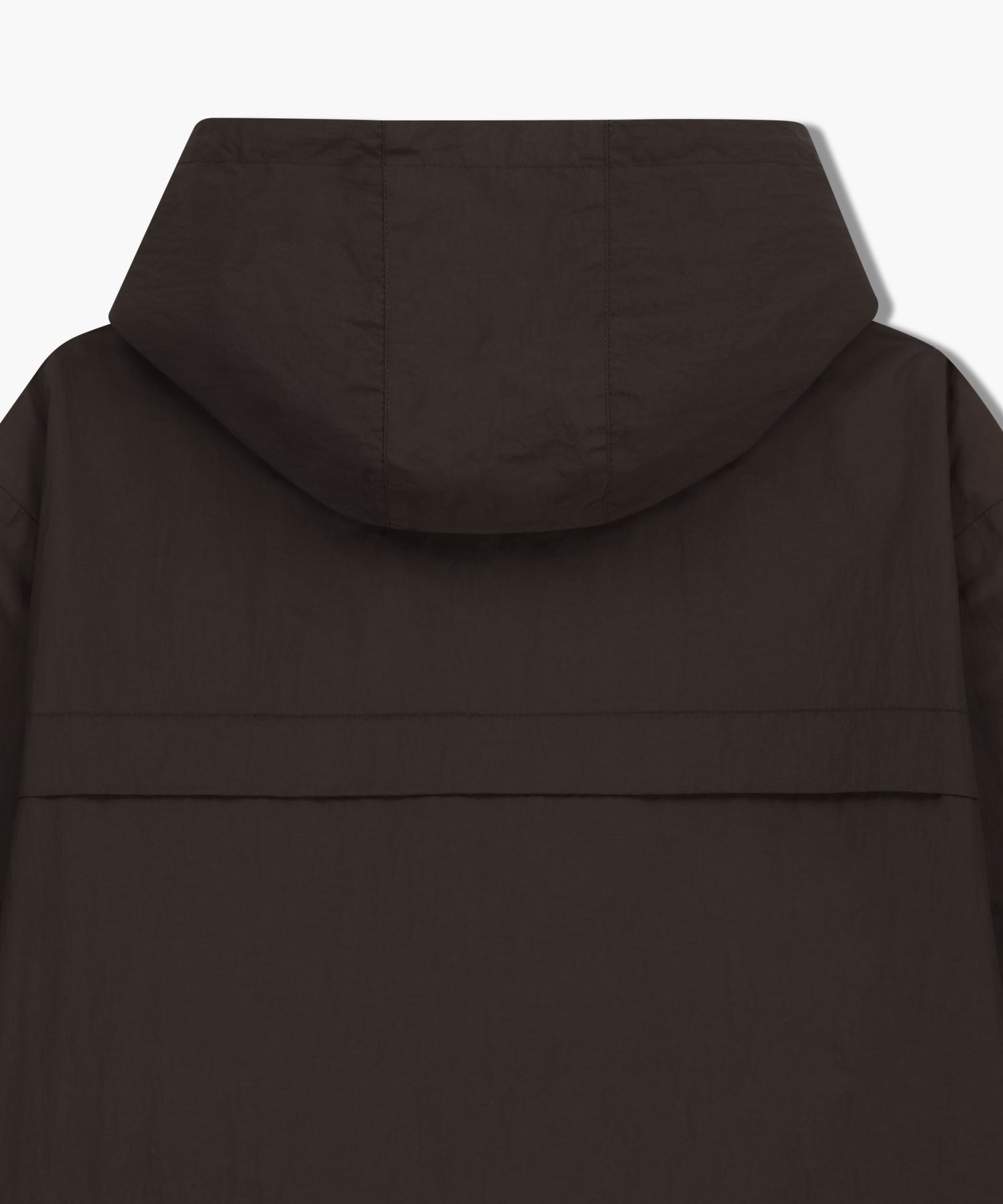 Marithe & Francois Girbaud - Classic Logo Over Fit Hooded Windbreaker (Brown) product image 11 | TRAB K-Fashion Australia