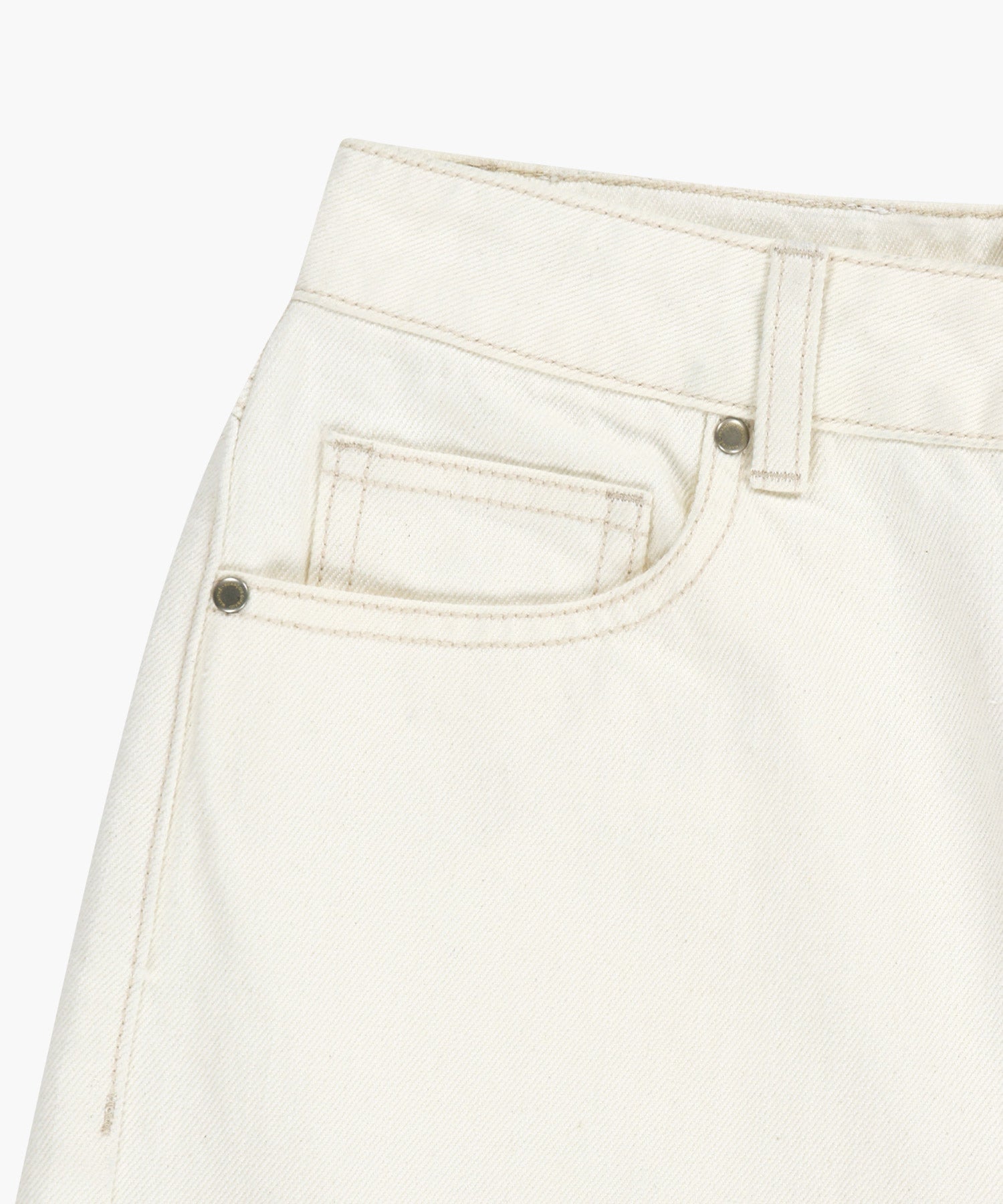 Marithe & Francois Girbaud - Denim Shorts (Ecru) product image 14 | TRAB K-Fashion Australia