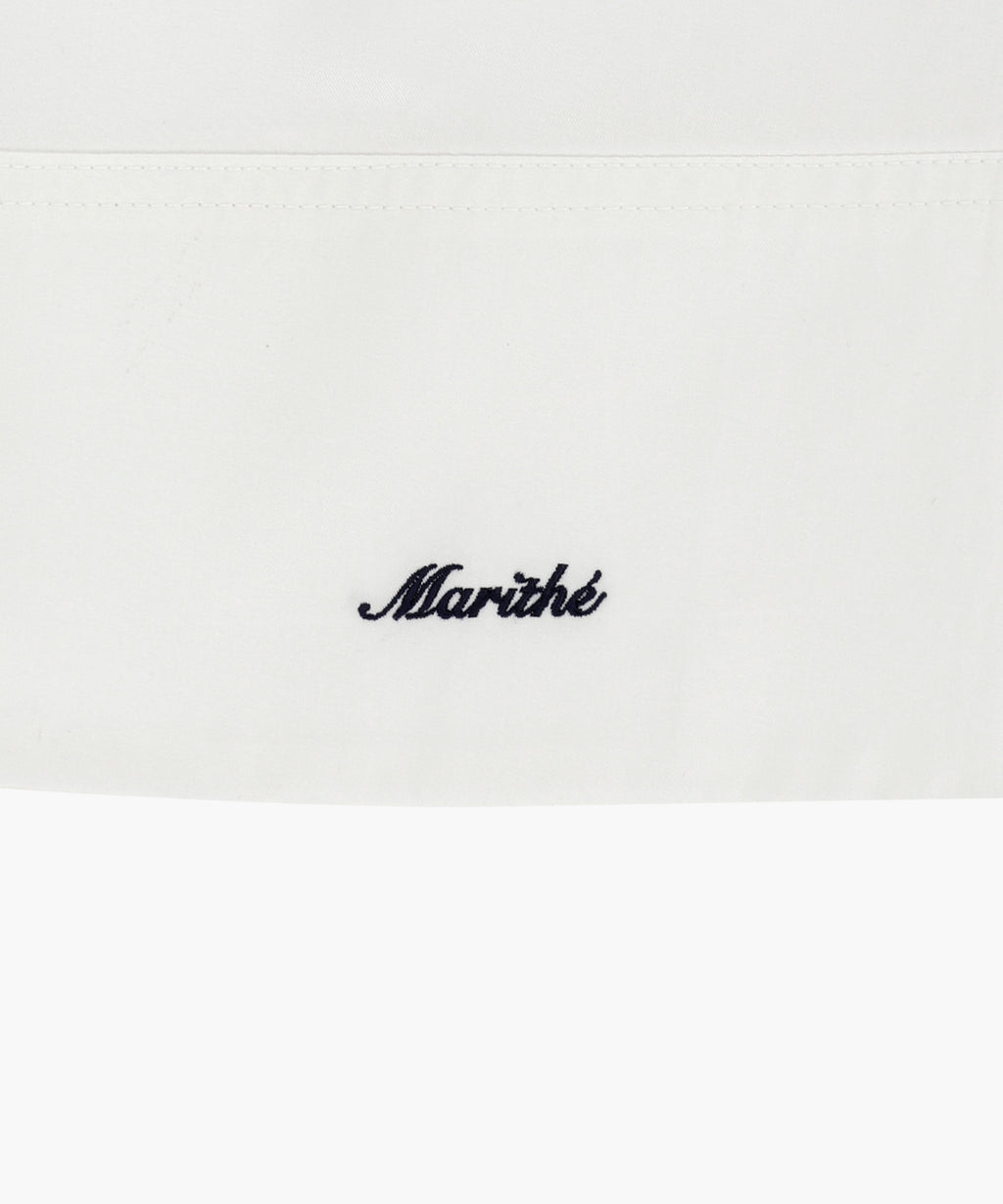 Marithe & Francois Girbaud - Cotton Waist Wrinkle Skirt (White) product image 11 | TRAB K-Fashion Australia