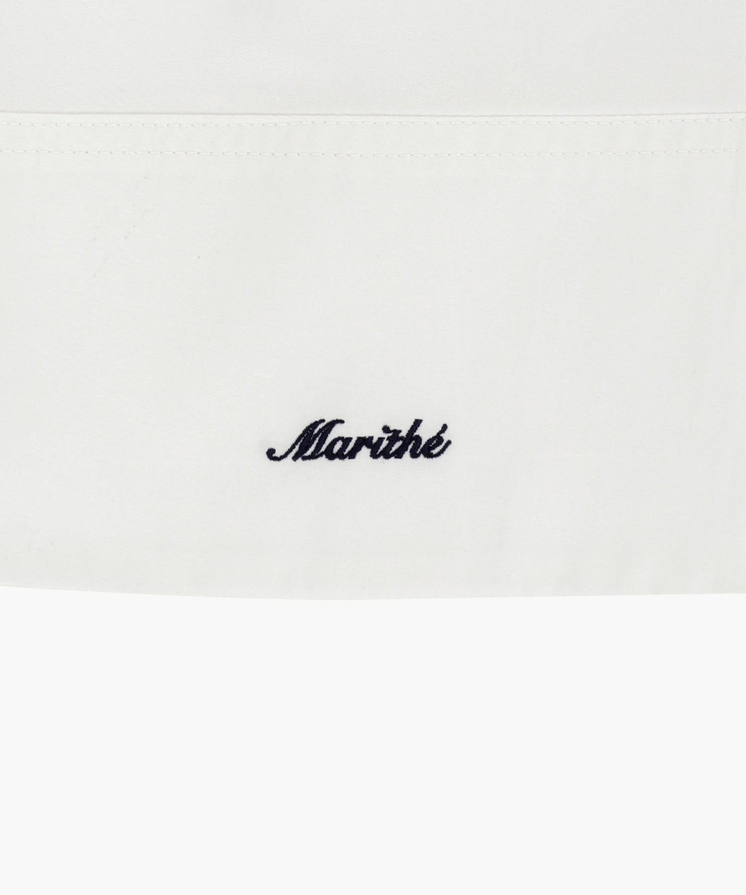 Marithe & Francois Girbaud - Cotton Waist Wrinkle Skirt (White) product image 11 | TRAB K-Fashion Australia