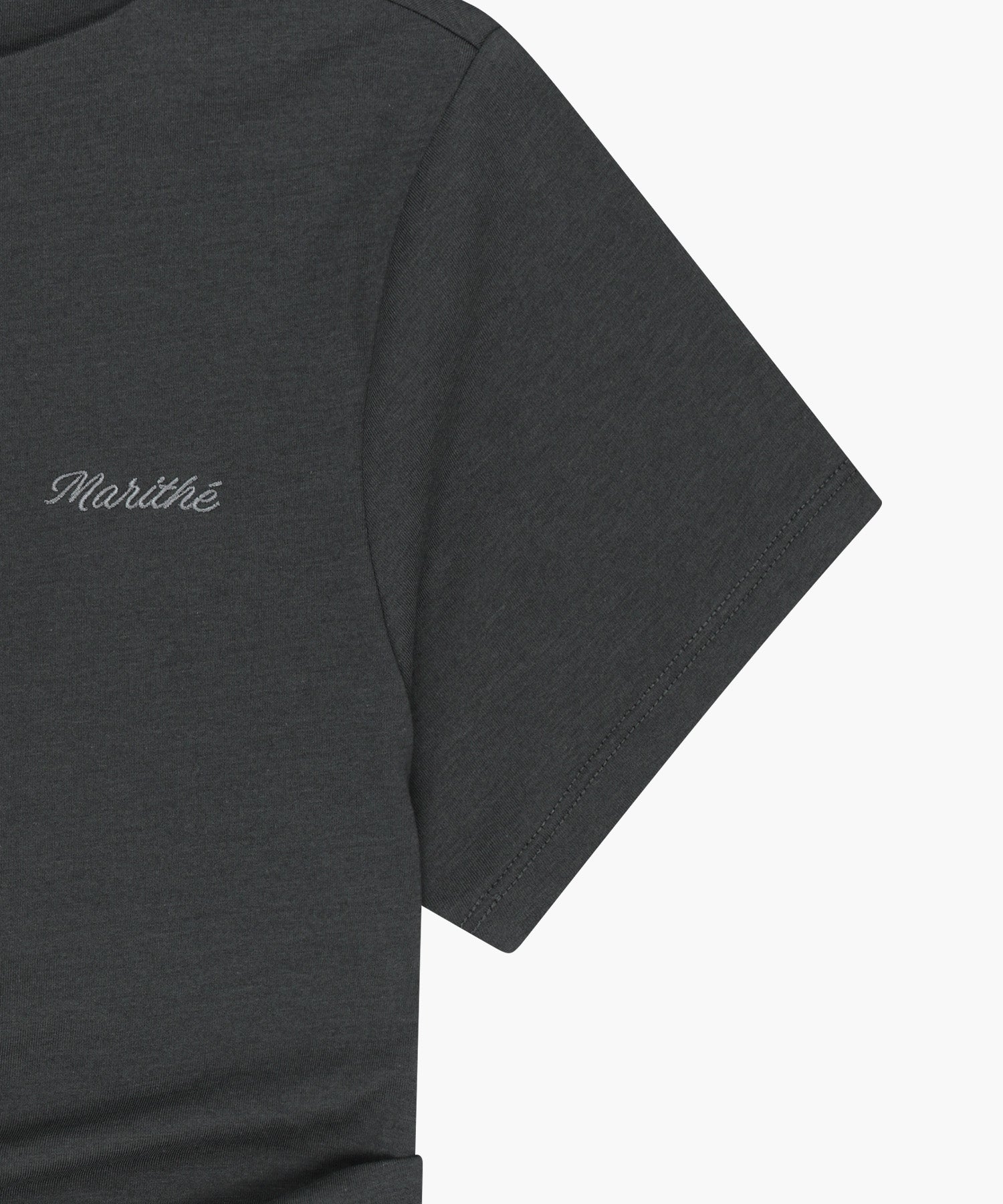 Marithe & Francois Girbaud - Waist Shirring Tee (Charcoal) product image 11 | TRAB K-Fashion Australia