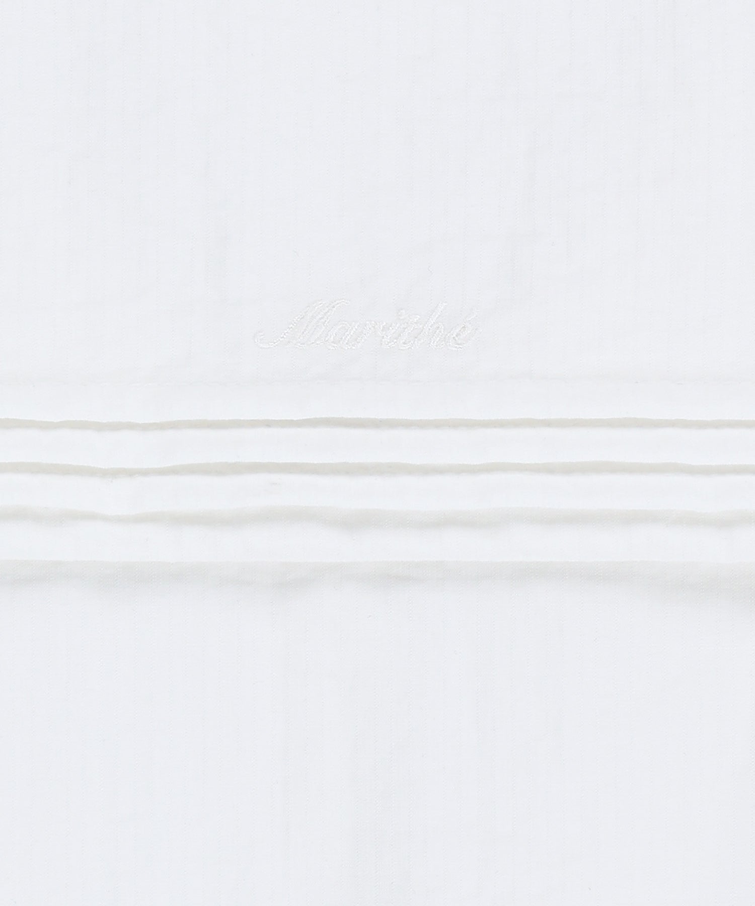 Marithe & Francois Girbaud - Pin Tuck Sailor Half Sleeve Shirt (White) product image 11 | TRAB K-Fashion Australia
