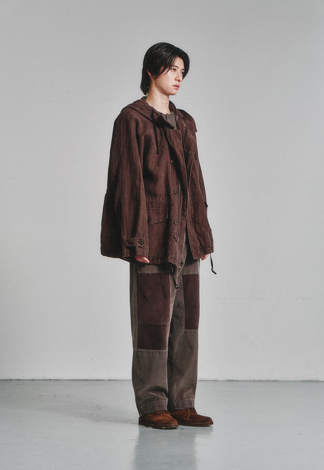 Art if acts - Linen Military Parka (Wood) product image 3 | TRAB K-Fashion Australia