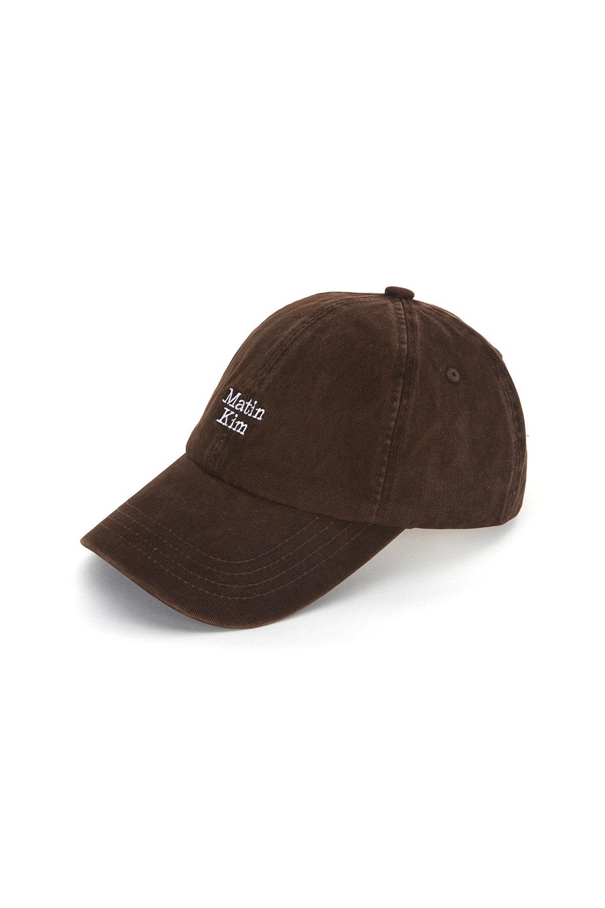 Matin Kim - Matin Mini Logo Ball Cap (Brown) product image 2 | TRAB K-Fashion Australia