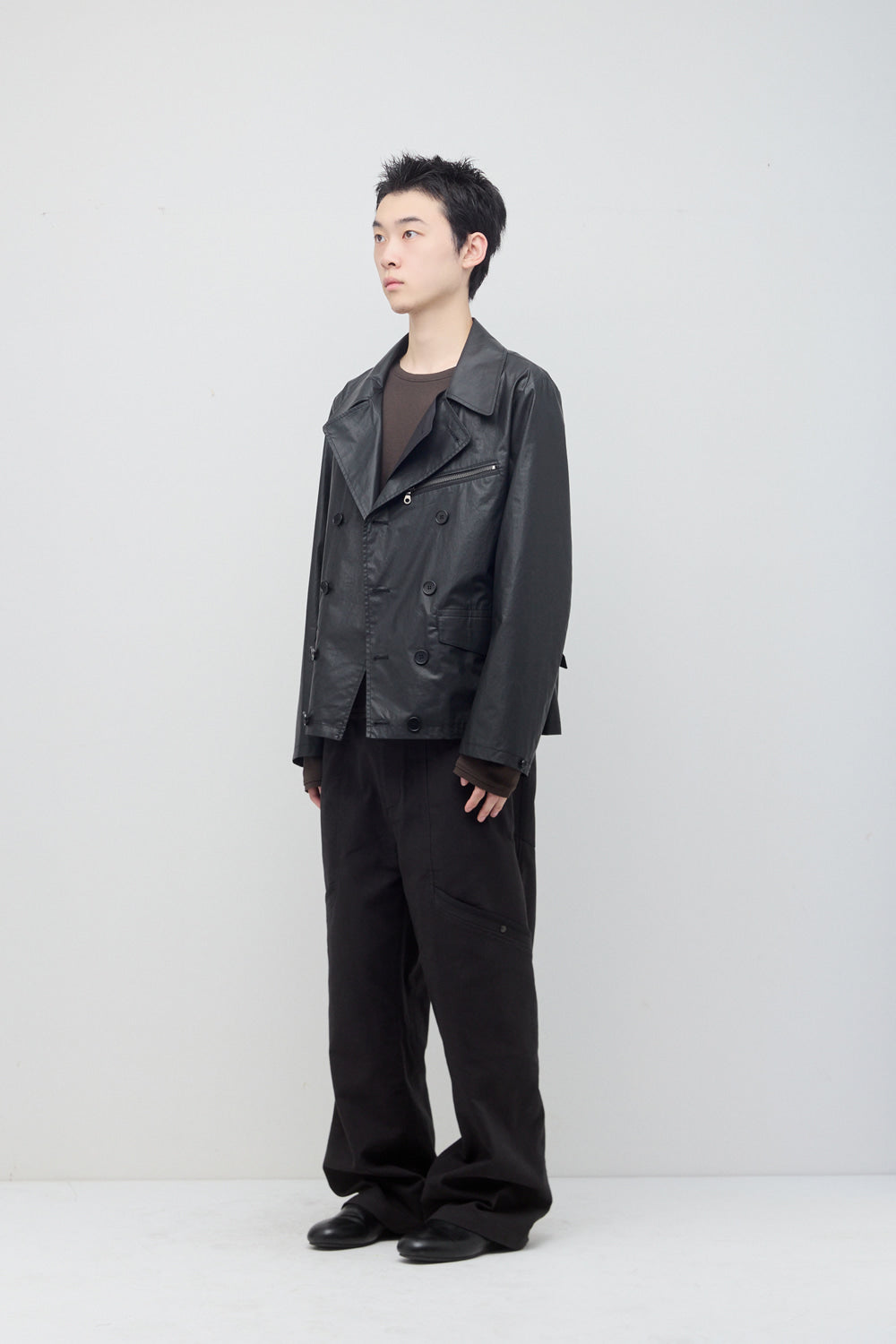 Hatchingroom - Short Double Jacket (Black) product image 5 | TRAB K-Fashion Australia