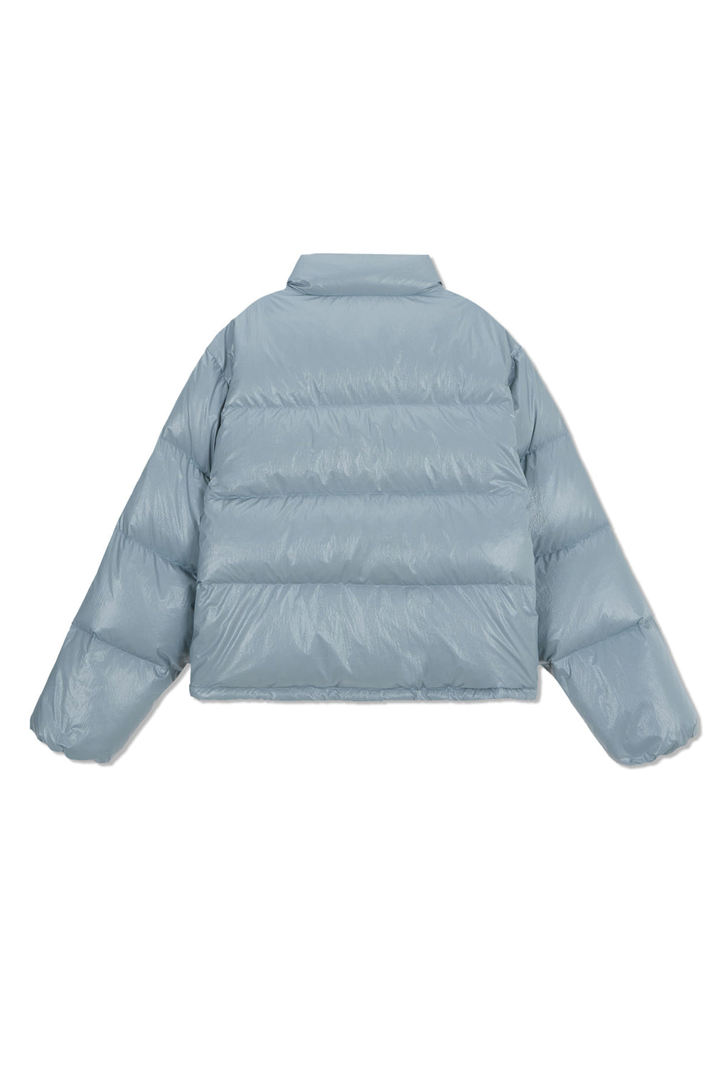 Matin Kim - Small Logo Volume Down Jumper (Light Grey) product image 2 | TRAB K-Fashion Australia