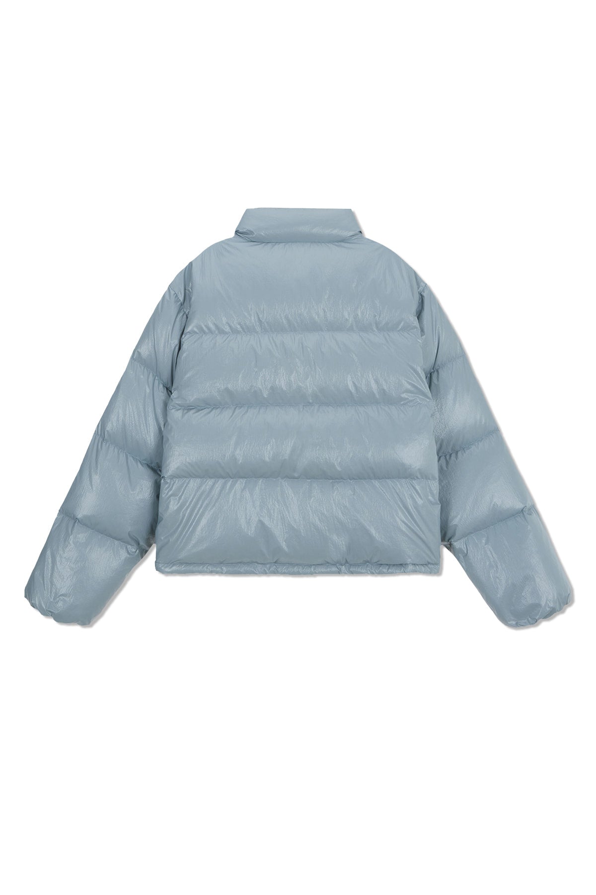 Matin Kim - Small Logo Volume Down Jumper (Light Grey) product image 2 | TRAB K-Fashion Australia