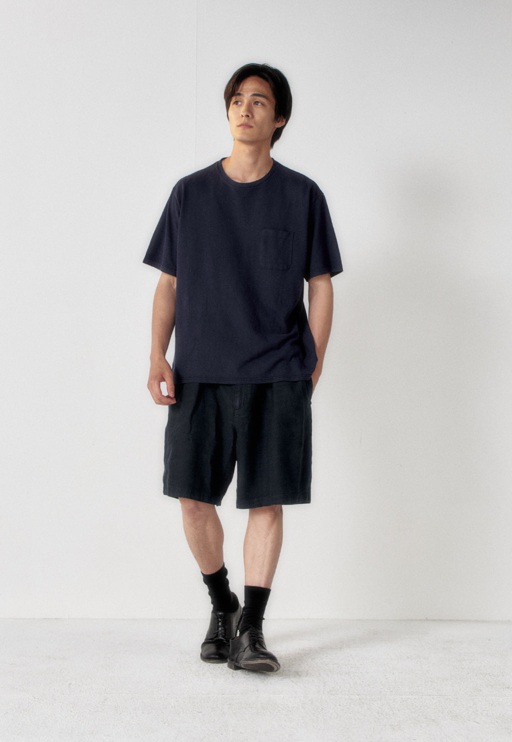 Art if acts - Linen Pocket Tee (Navy) product image 2 | TRAB K-Fashion Australia