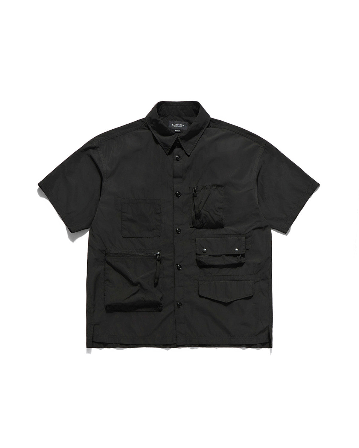 Eastlogue - Mil Multi Pocket Half Shirts (Black) product image 7 | TRAB K-Fashion Australia