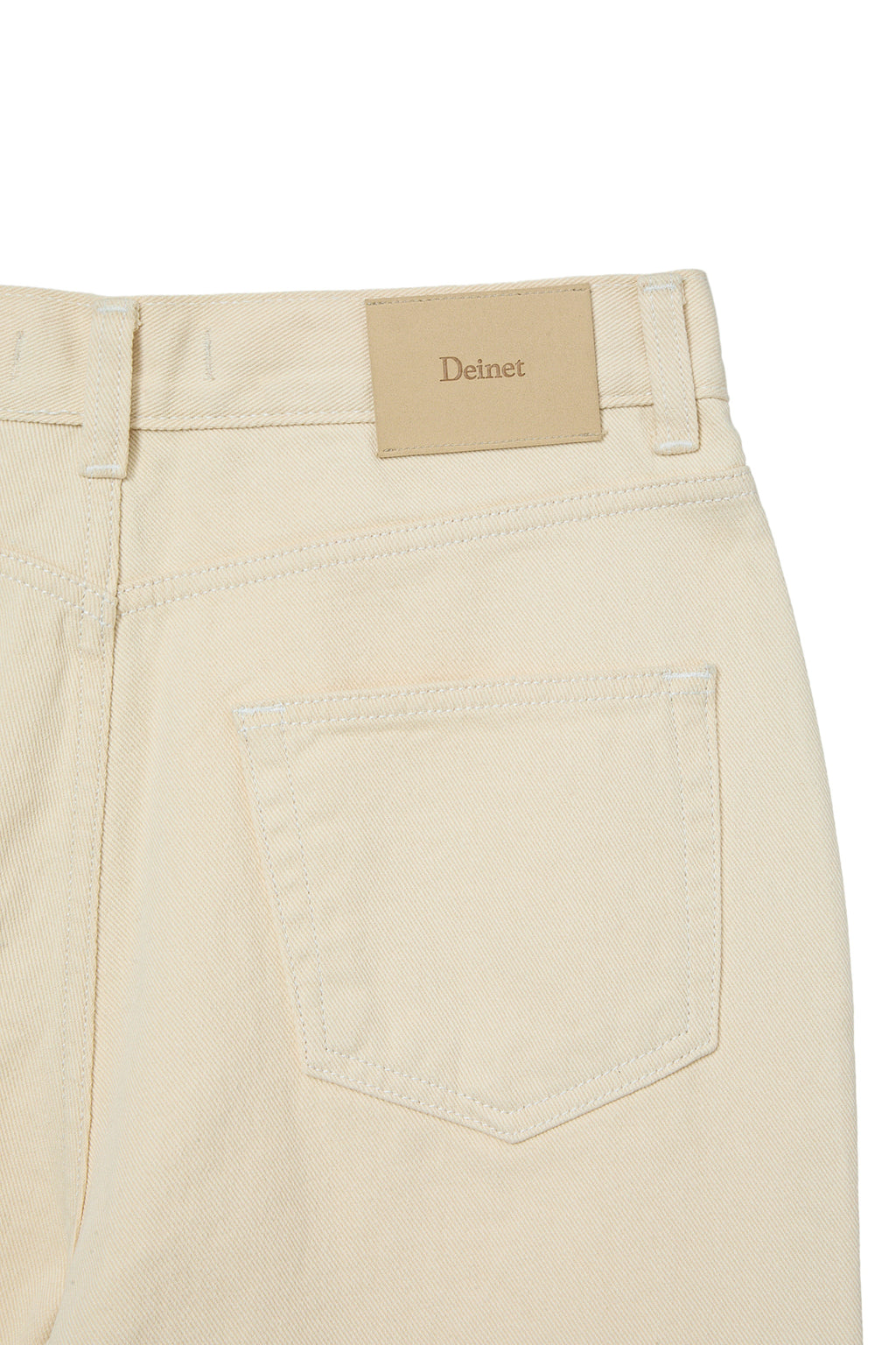 Deinet - Straight Denim Pants (Oatmeal) product image 8 | TRAB K-Fashion Australia