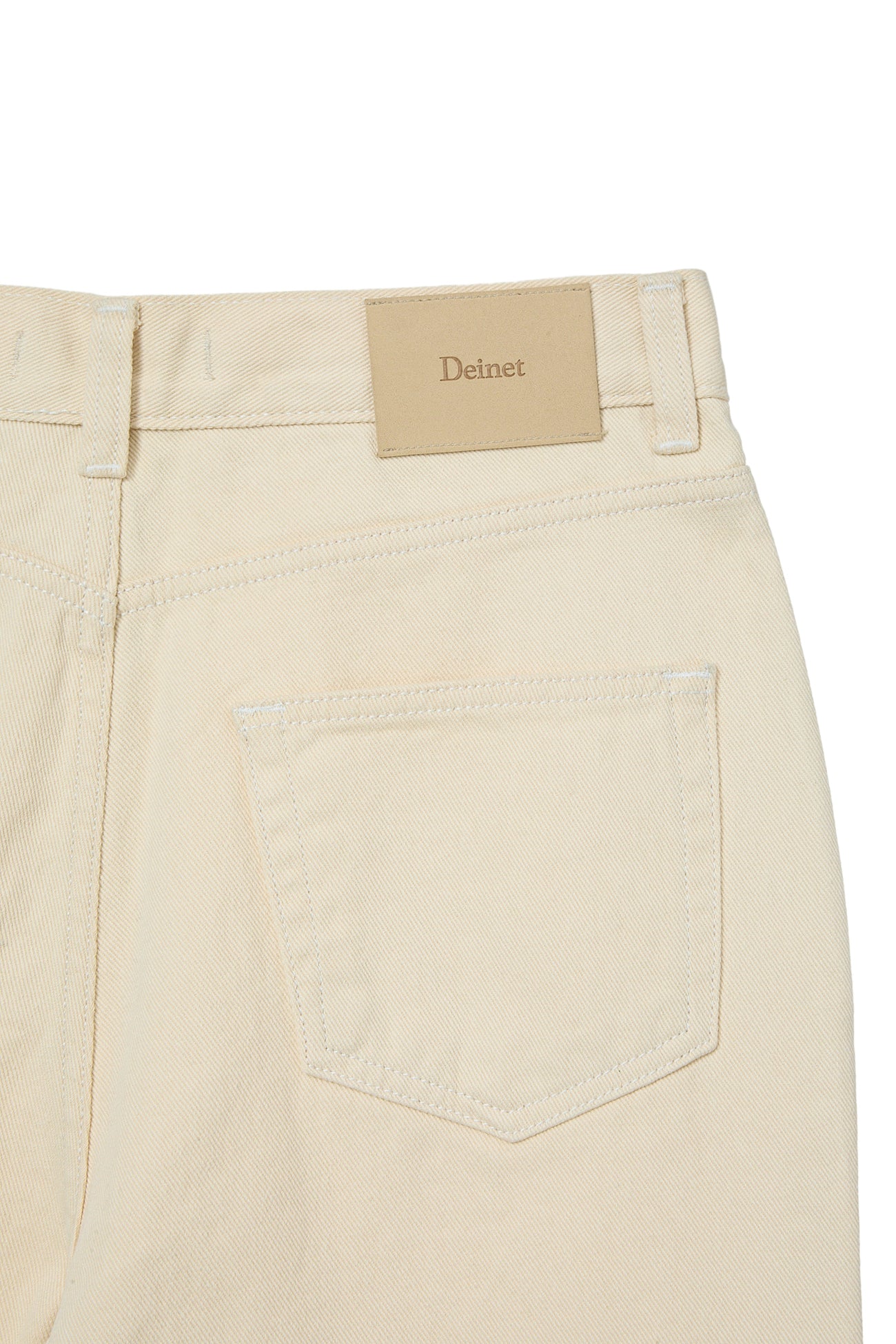Deinet - Straight Denim Pants (Oatmeal) product image 8 | TRAB K-Fashion Australia