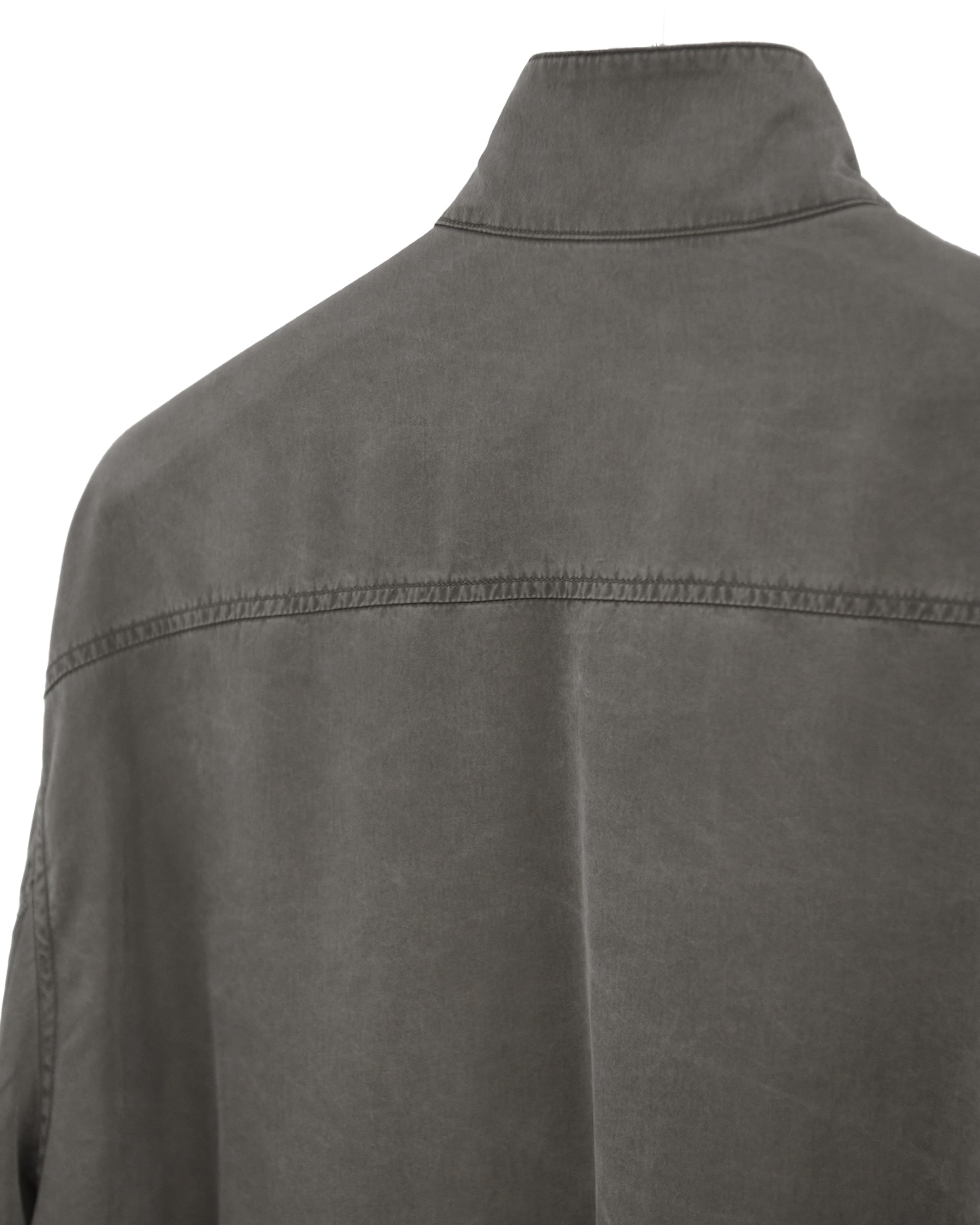 Brownyard - Washed Cupro Stand Collar Blouson (Charcoal) product image 6 | TRAB K-Fashion Australia