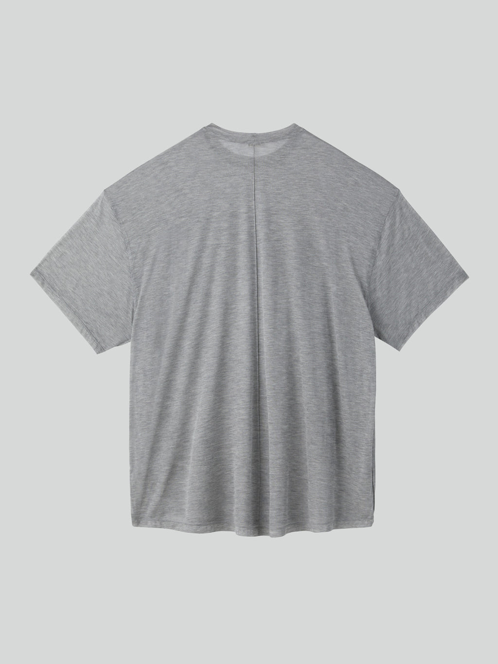 Recto - Oversized Sheer T-Shirt (Melange Grey) product image 5 | TRAB K-Fashion Australia